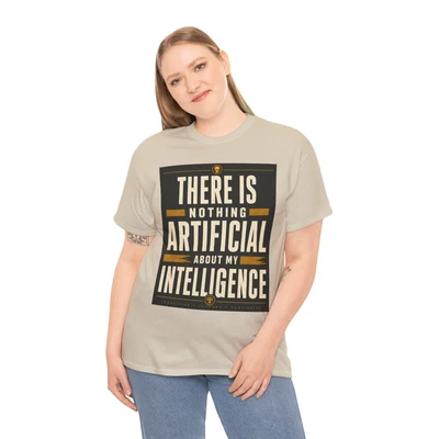 Anti-AI & Human Intelligence T-Shirts