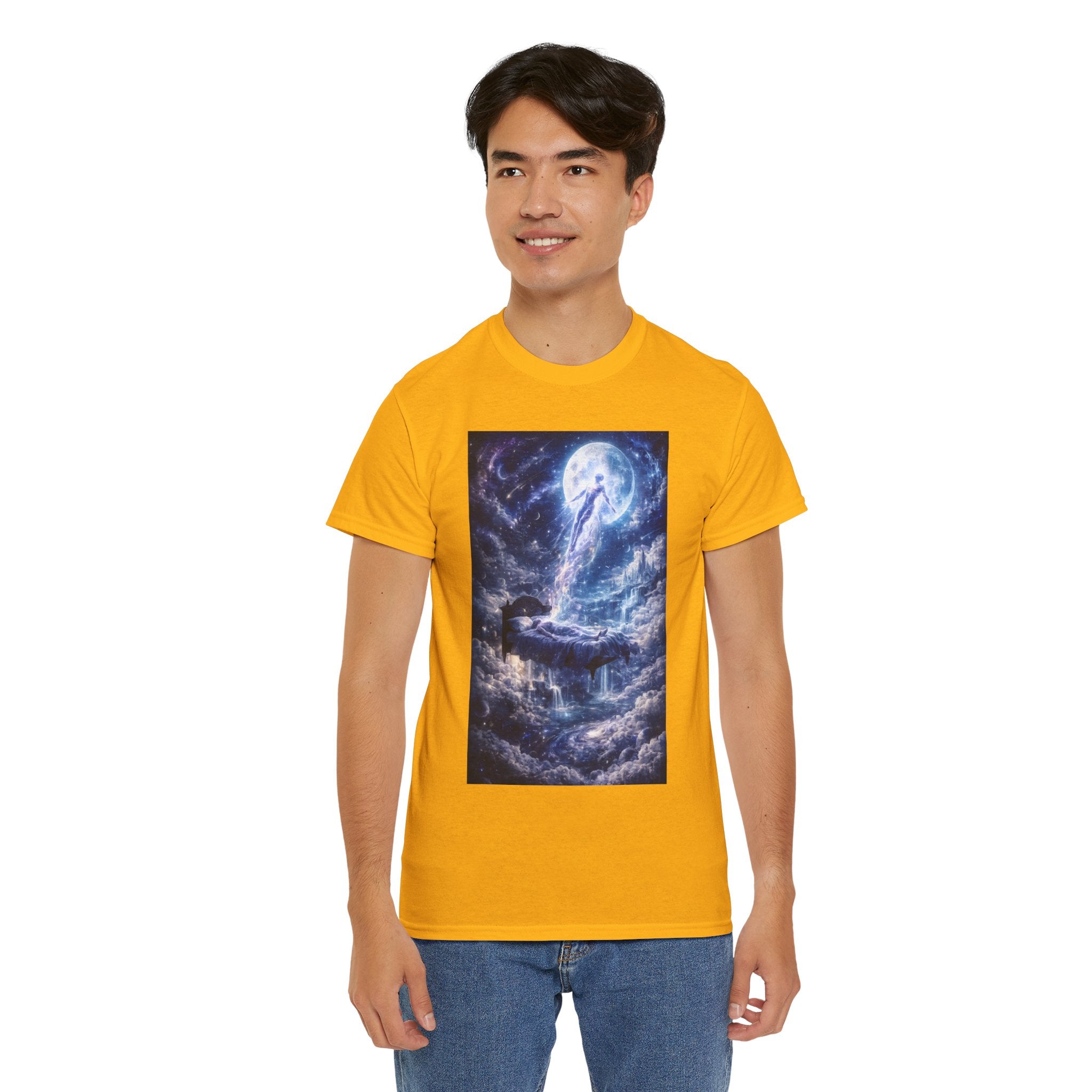 Lucid Exit Spiritual Graphic T Shirt – Celestial Cosmic Dreamscape Tee