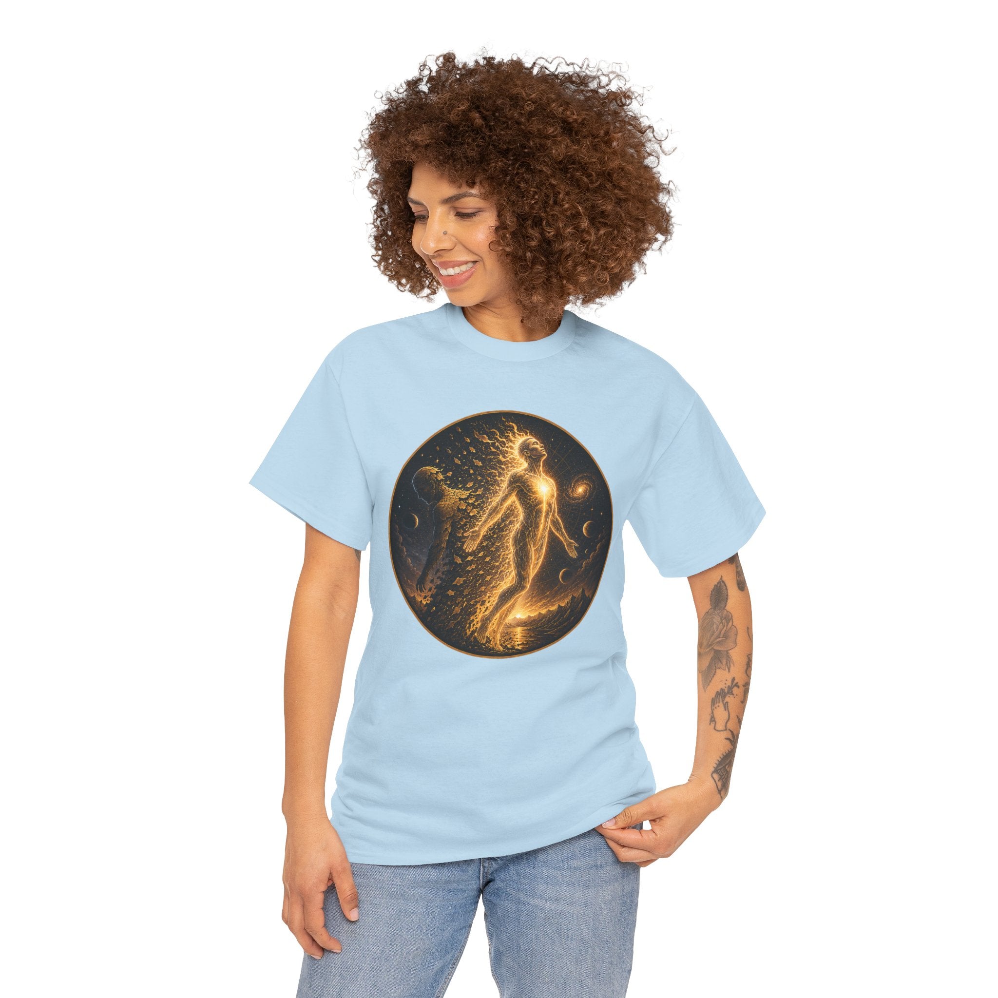 Shedding Skin Illustrated T-Shirt – Spiritual Renewal Graphic Tee