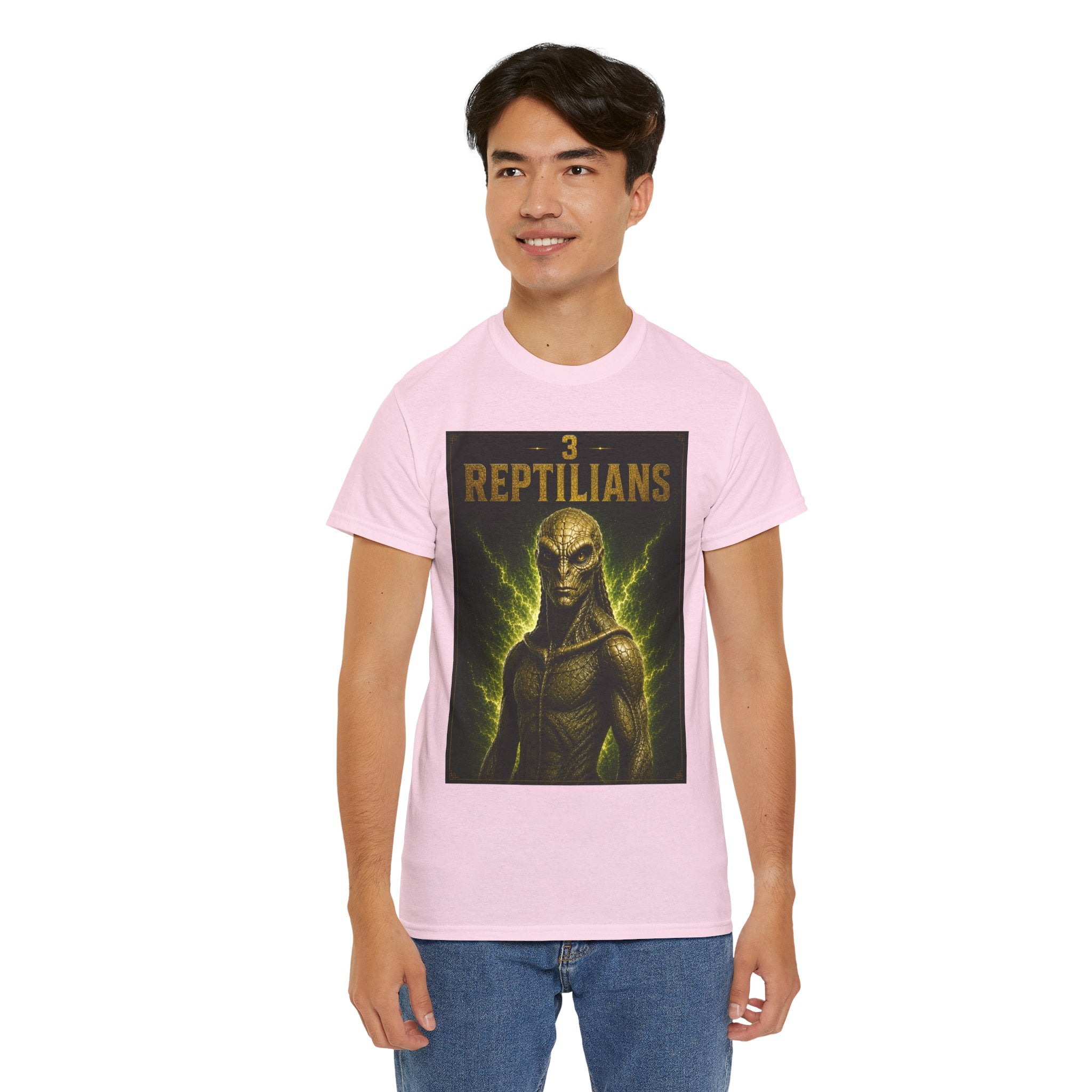 Reptilian Alien T-Shirt – Ancient Aliens Sci-Fi UFO Graphic Tee for Men & Women