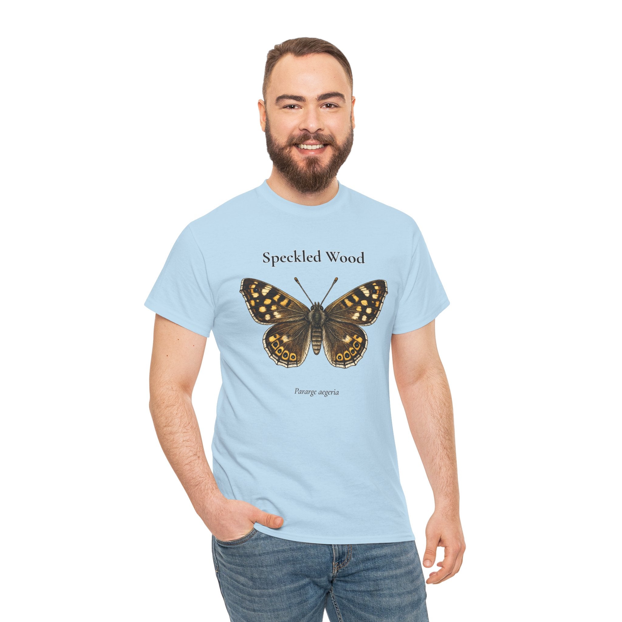Speckled Wood Butterfly Graphic T-Shirt | WildOrbit