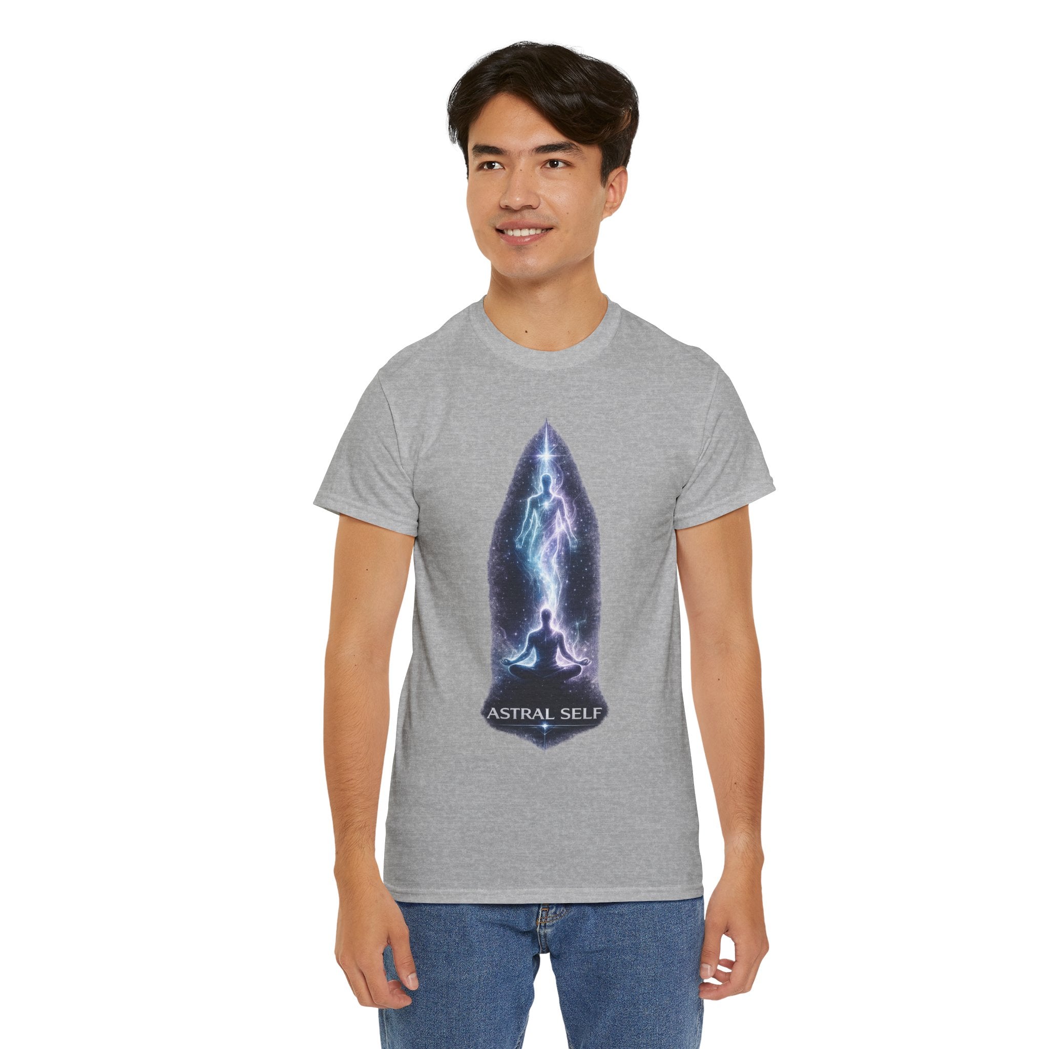 Astral Self Meditation T Shirt – Spiritual Astral Projection Cosmic Graphic Tee