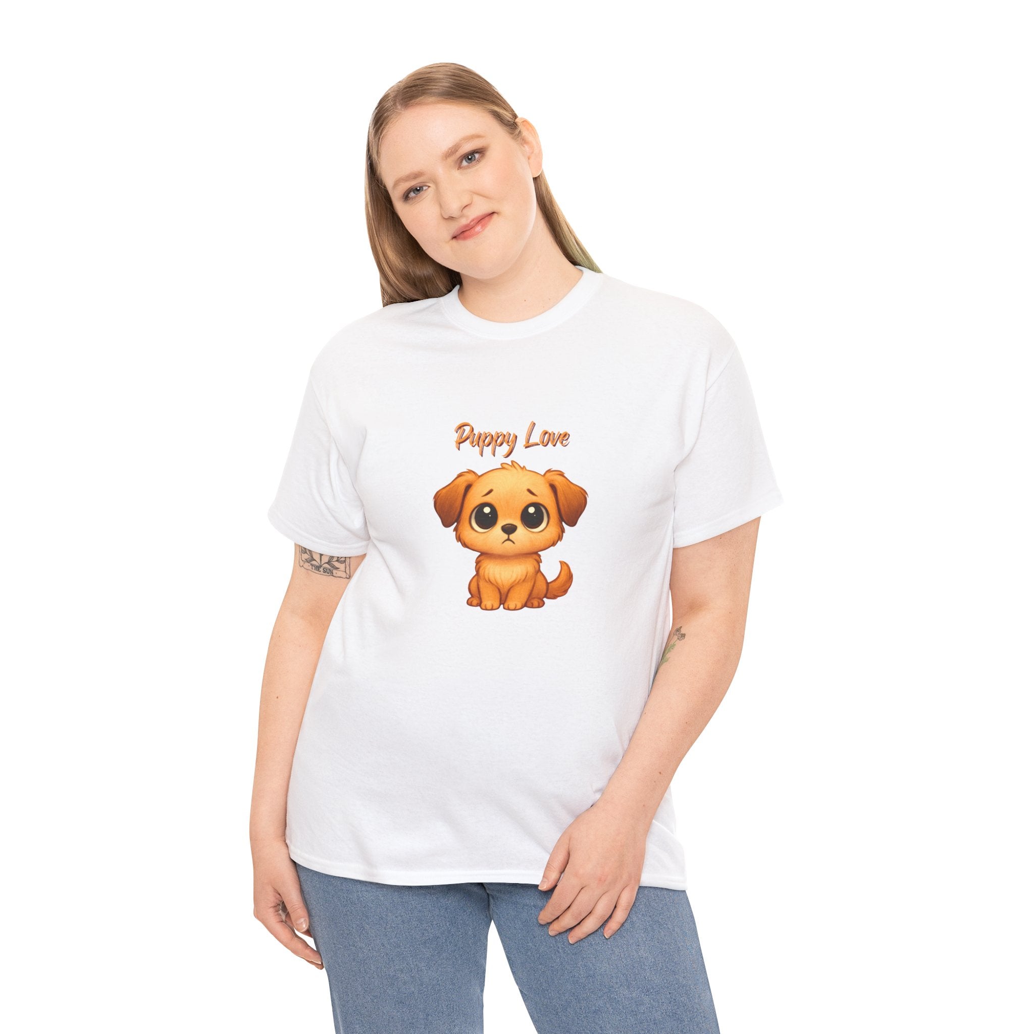 Puppy Love T Shirt – Cute Cartoon Dog Graphic Tee for Dog Lovers