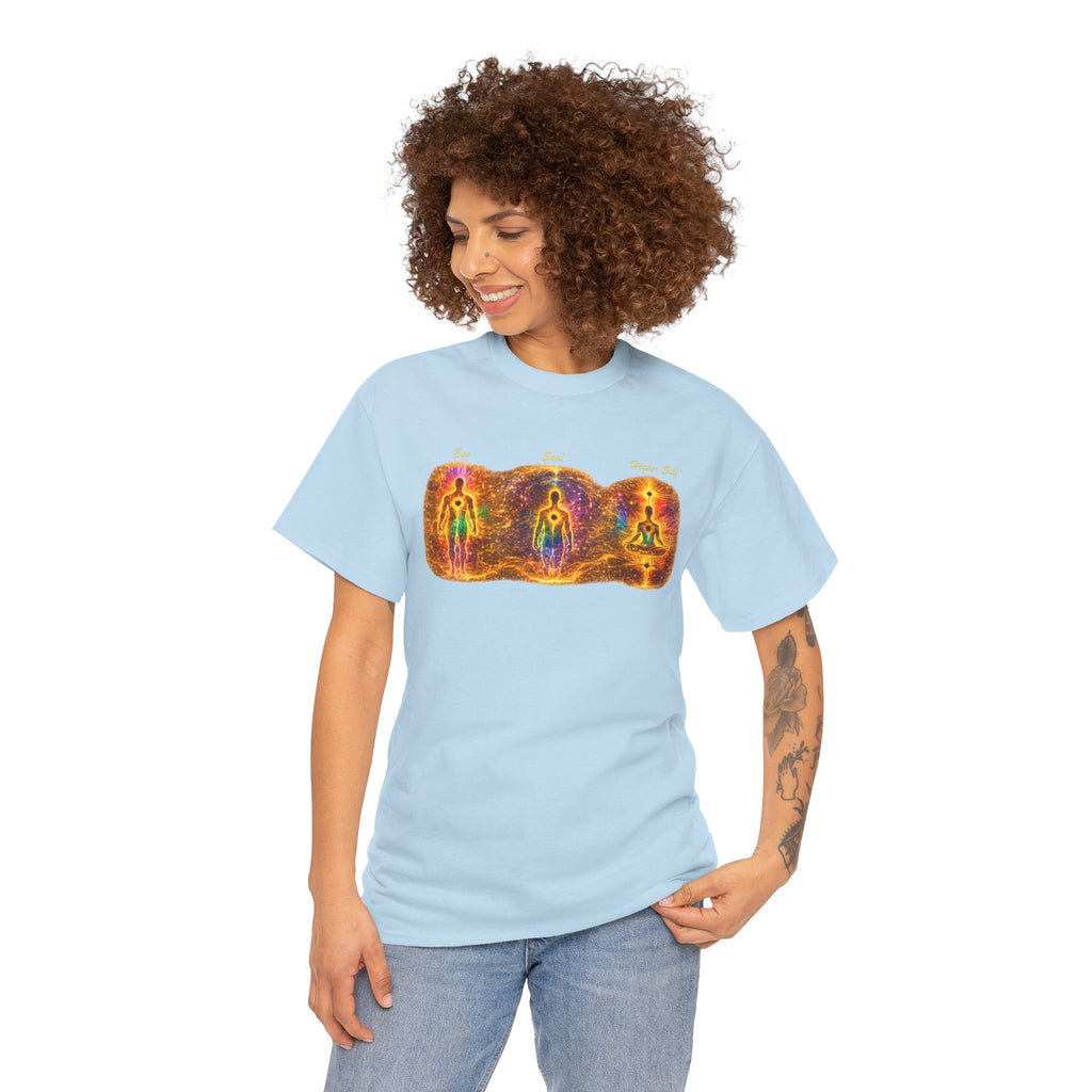 Ego Soul Higher Self Chakra Alignment T Shirt – Spiritual Energy Meditation Graphic Tee