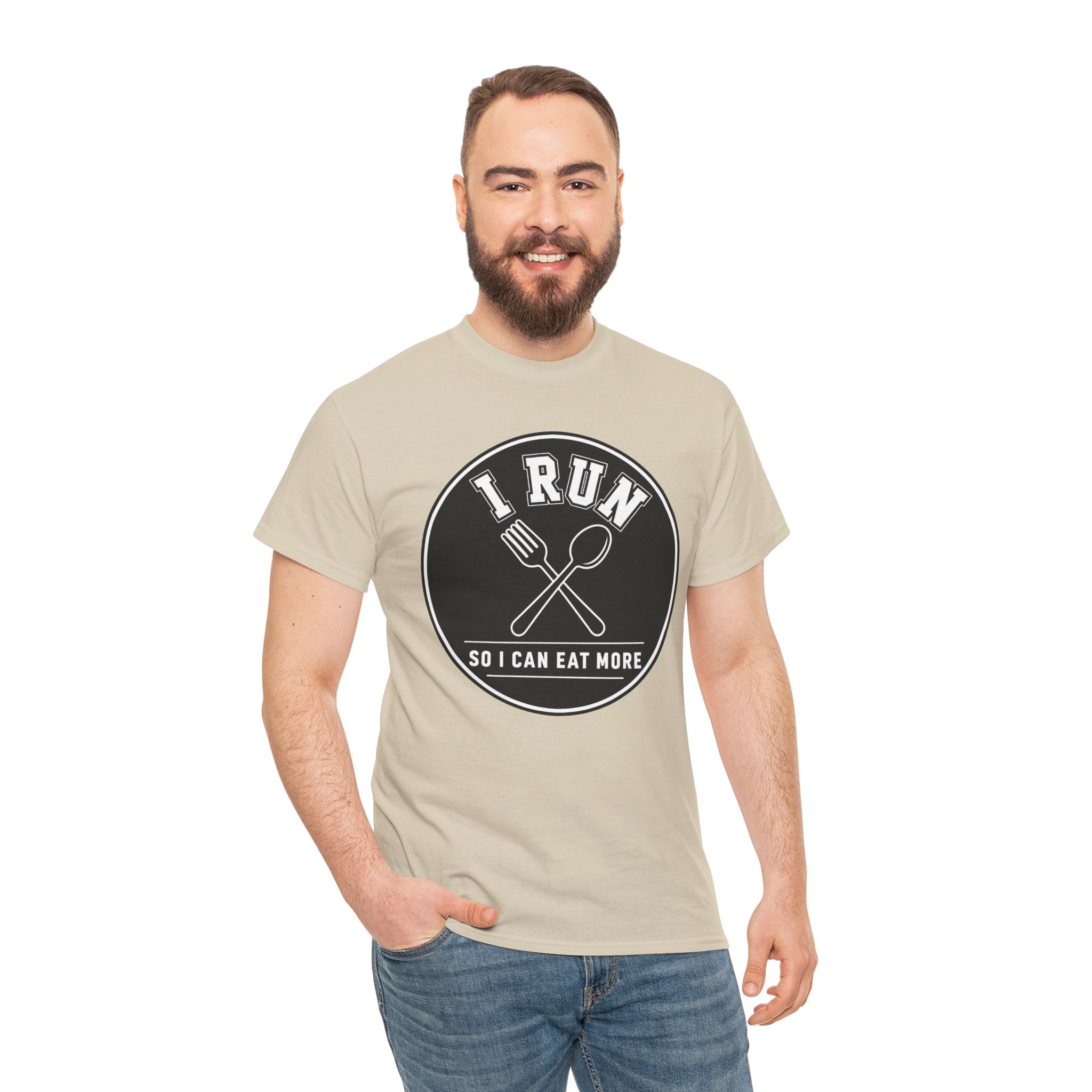 I Run So I Can Eat More T-Shirt – Funny Foodie Running Graphic Tee