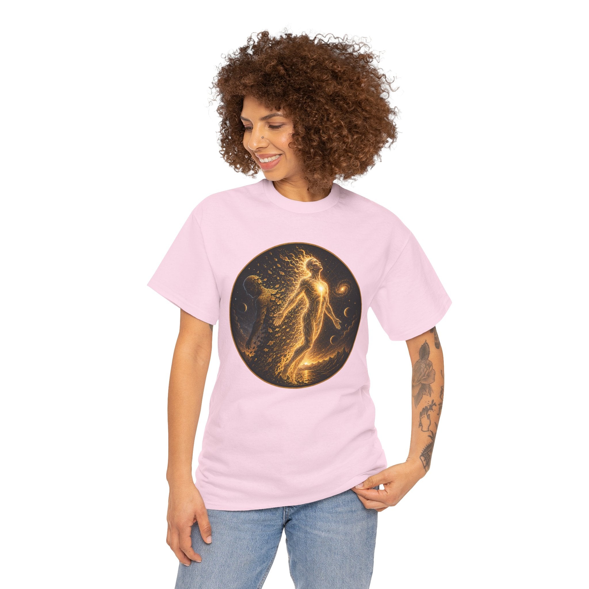 Shedding Skin Illustrated T-Shirt – Spiritual Renewal Graphic Tee