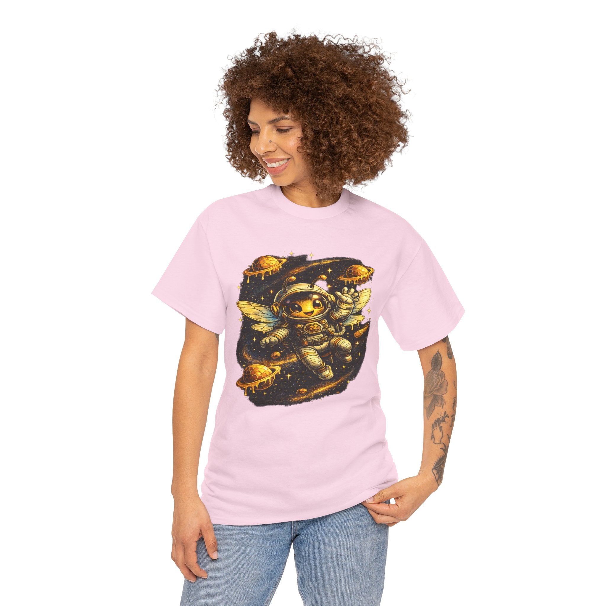 Astronaut Bee T Shirt – Cute Space Bee Graphic Tee for Sci Fi & Nature Lovers