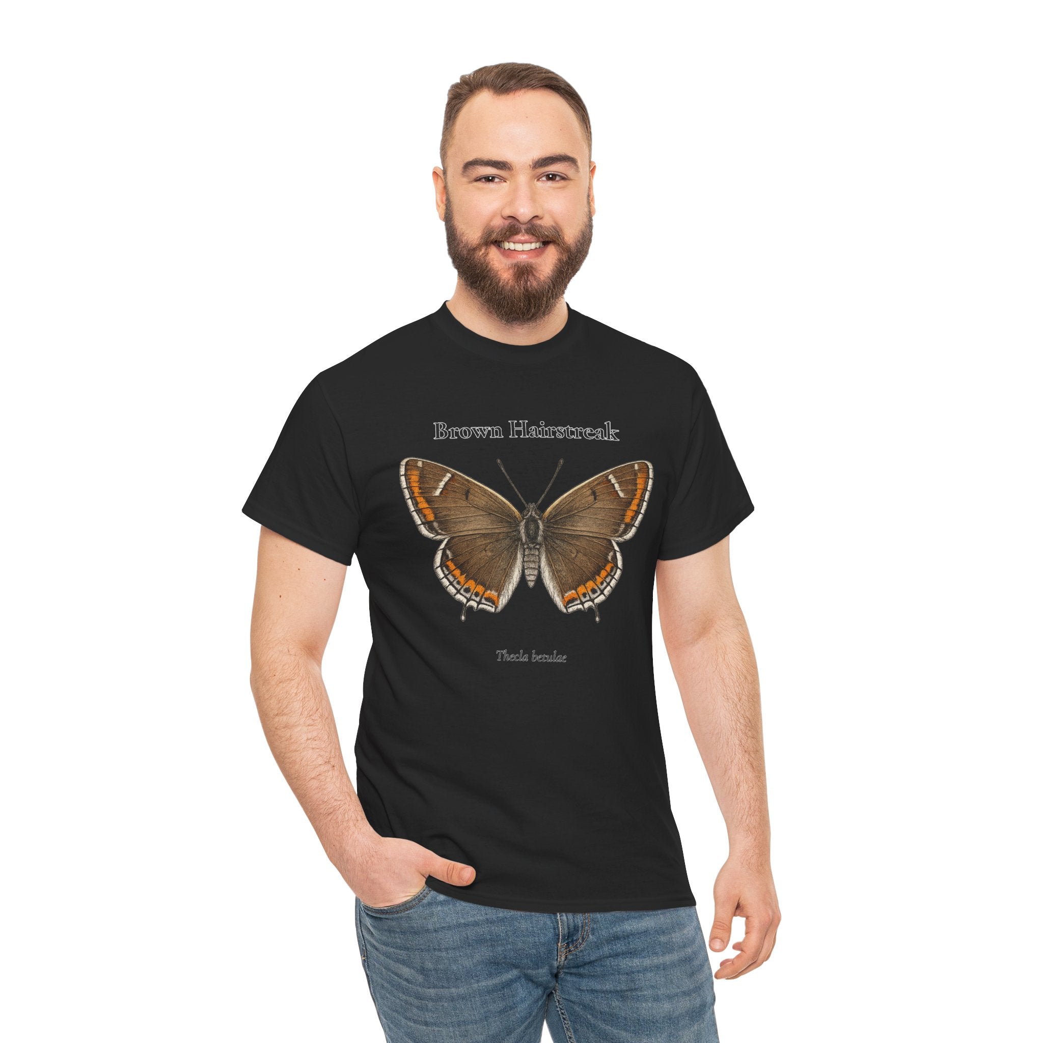 Brown Hairstreak Butterfly Graphic T-Shirt | WildOrbit