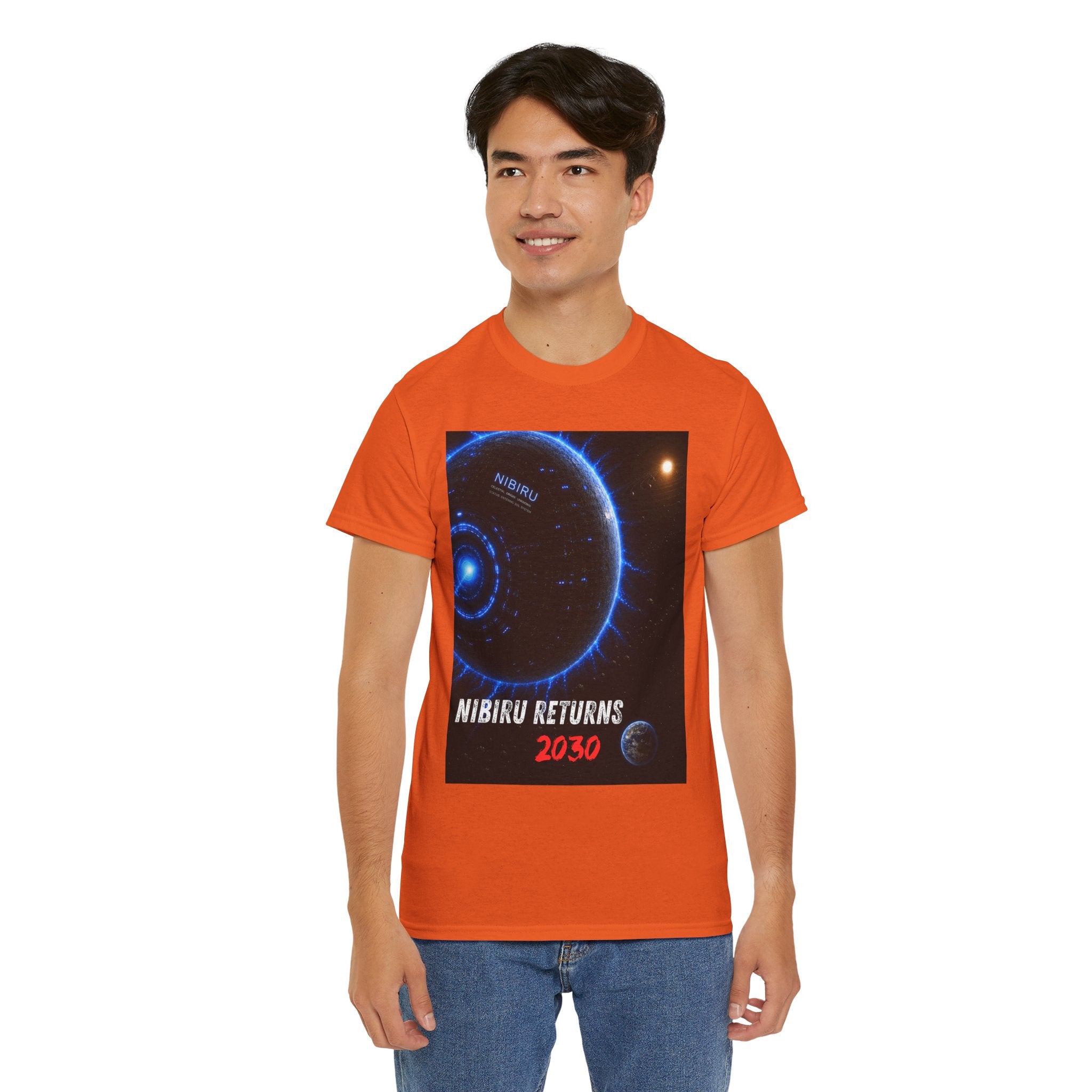 Nibiru Returns 2030 T Shirt – Ancient Sumerian Prophecy Alien Planet Graphic Tee