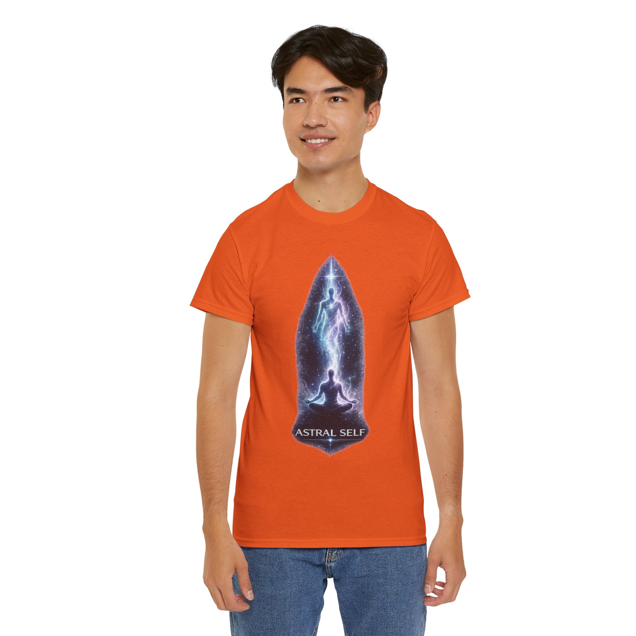 Astral Self Meditation T Shirt – Spiritual Astral Projection Cosmic Graphic Tee
