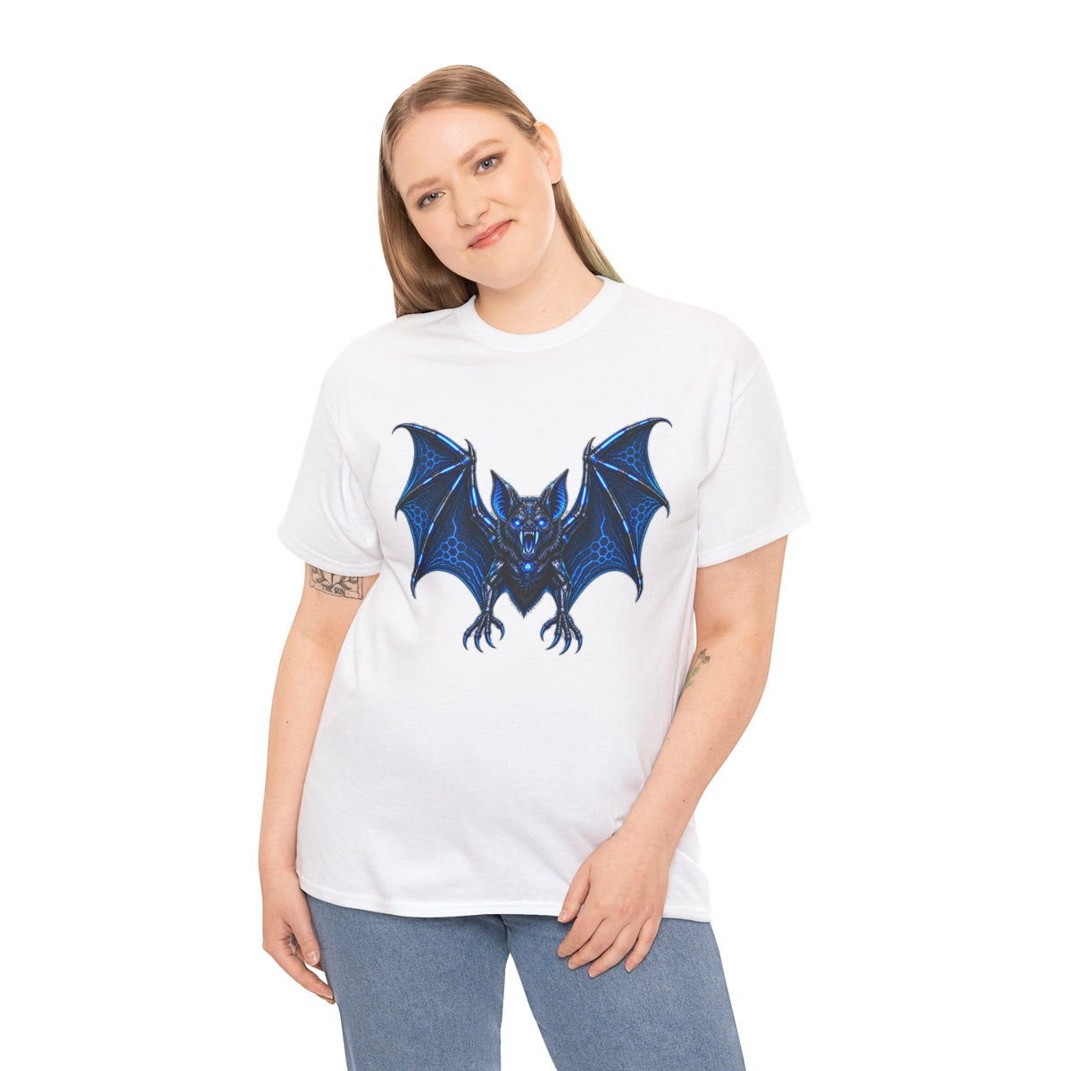 Vampire Bat Cyberpunk Graphic T-Shirt | WildOrbit