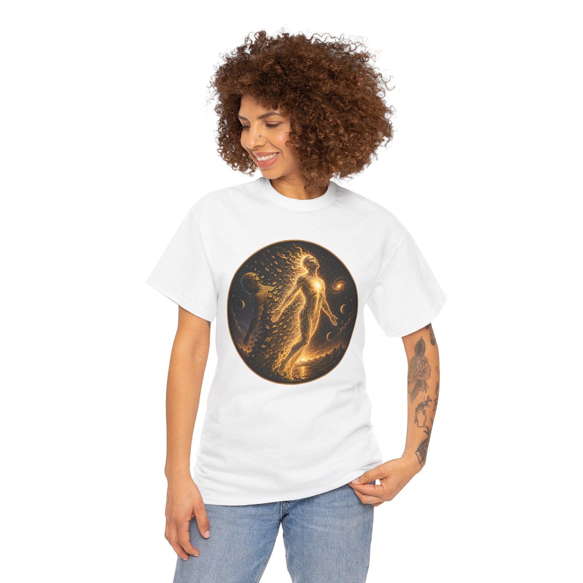 Shedding Skin Illustrated T-Shirt – Spiritual Renewal Graphic Tee