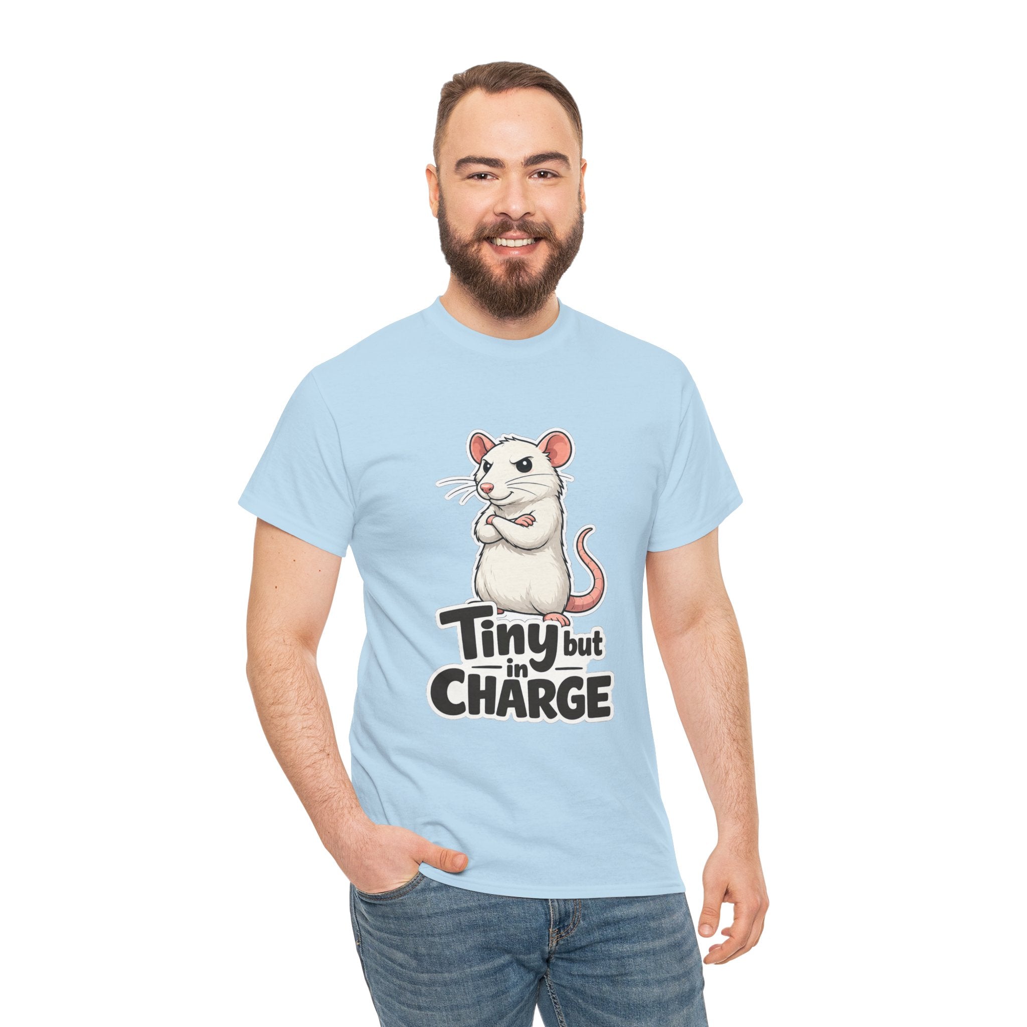 Rat Tiny But In Charge Graphic T-Shirt | WildOrbit