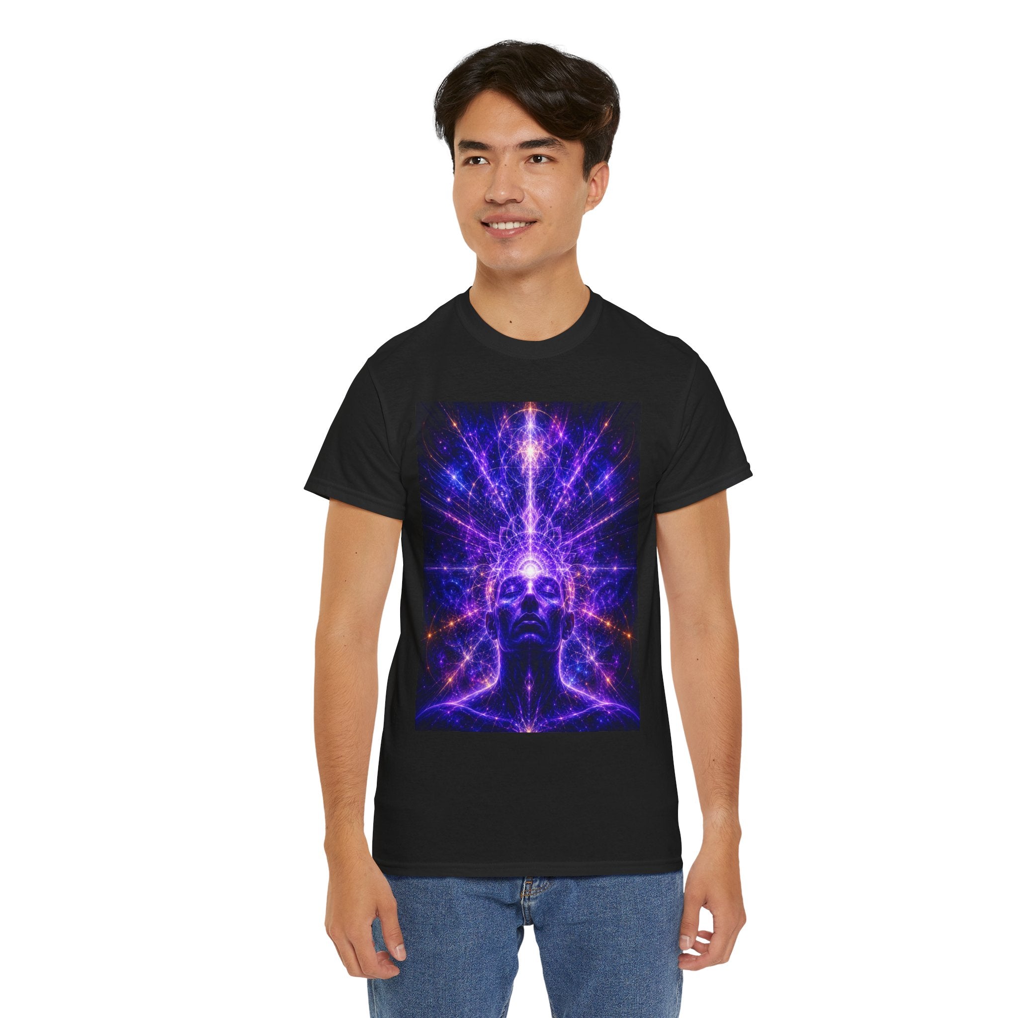 Third Eye Activation T Shirt – Cosmic Spiritual Ascension Graphic Tee