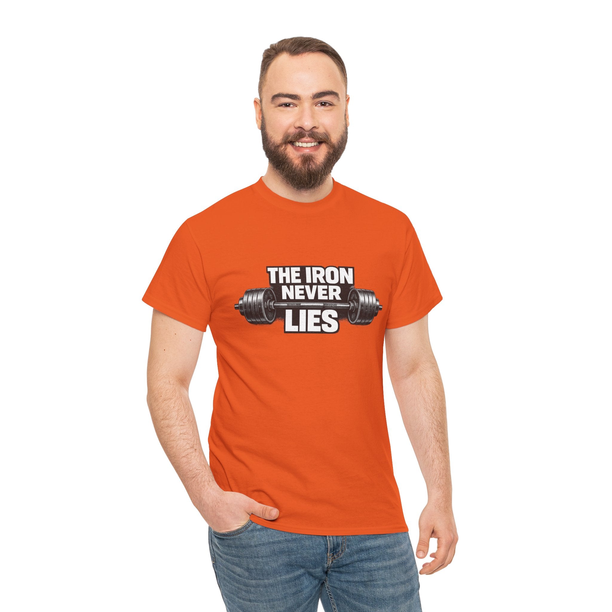 The Iron Never Lies T-Shirt | Powerlifting Gym Shirt | Motivational Weightlifting Gift for Men & Women