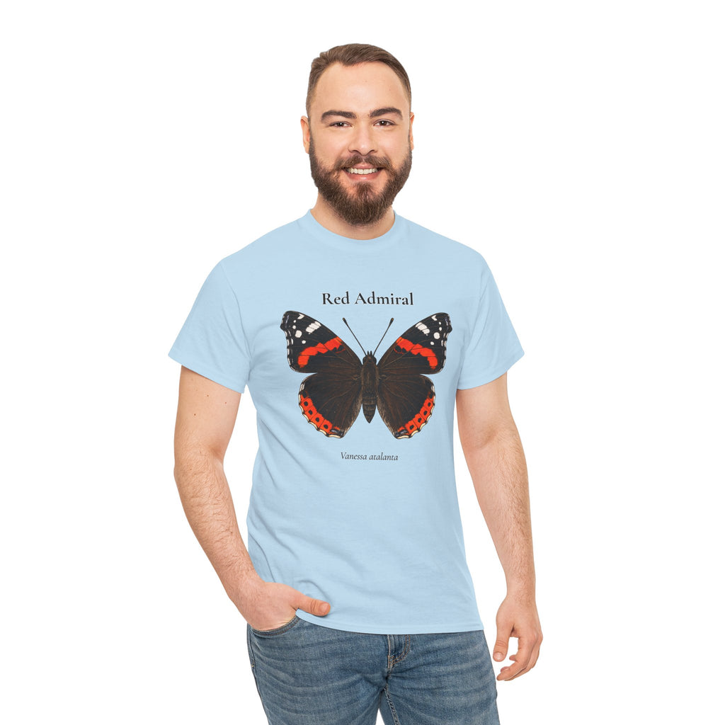 Red Admiral Butterfly Graphic T-Shirt | WildOrbit