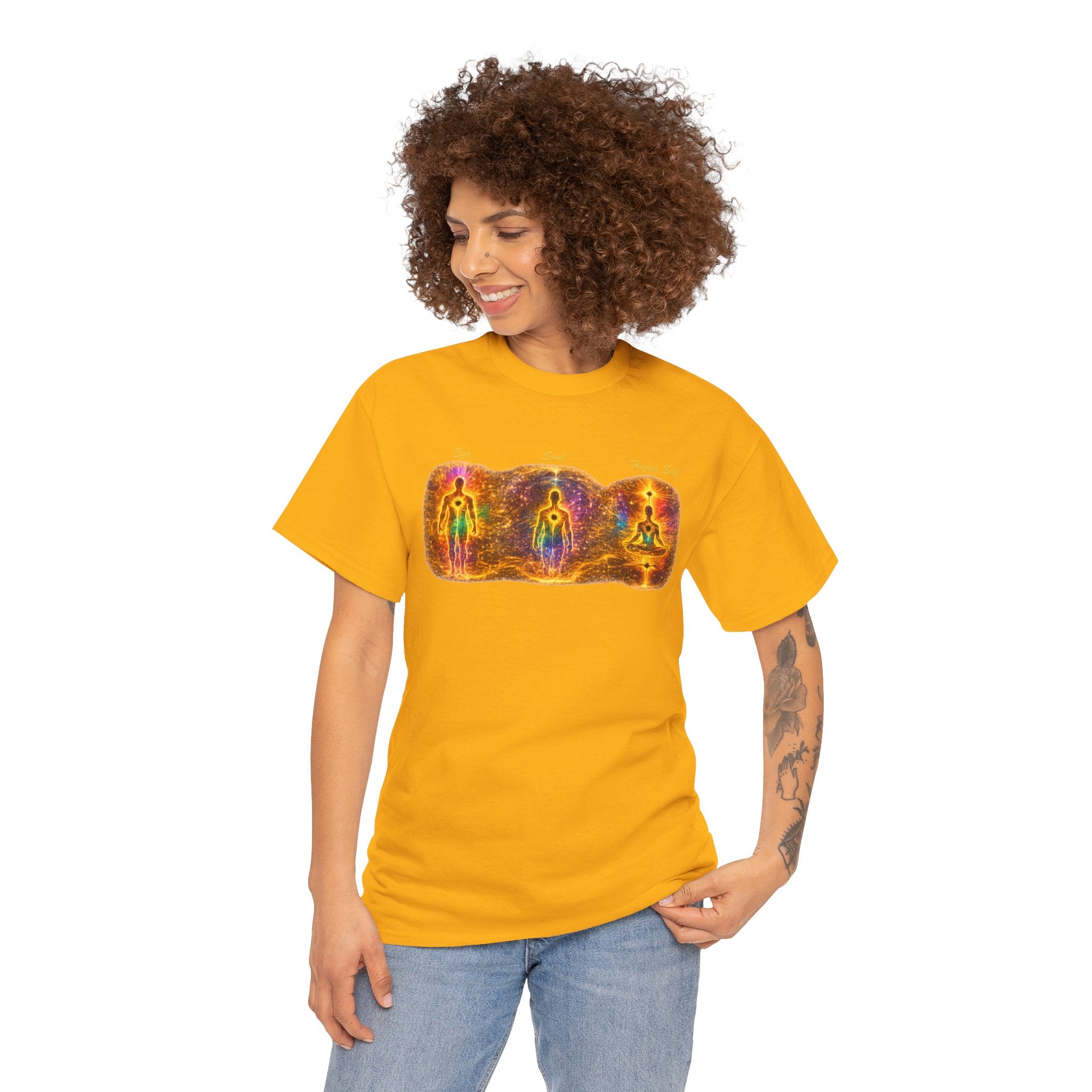 Ego Soul Higher Self Chakra Alignment T Shirt – Spiritual Energy Meditation Graphic Tee
