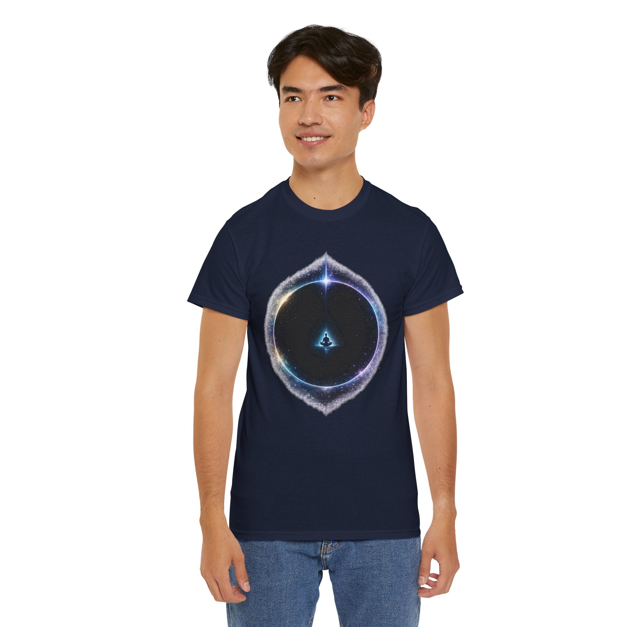 The Void Cosmic Portal T Shirt – Spiritual Meditation Galaxy Graphic Tee