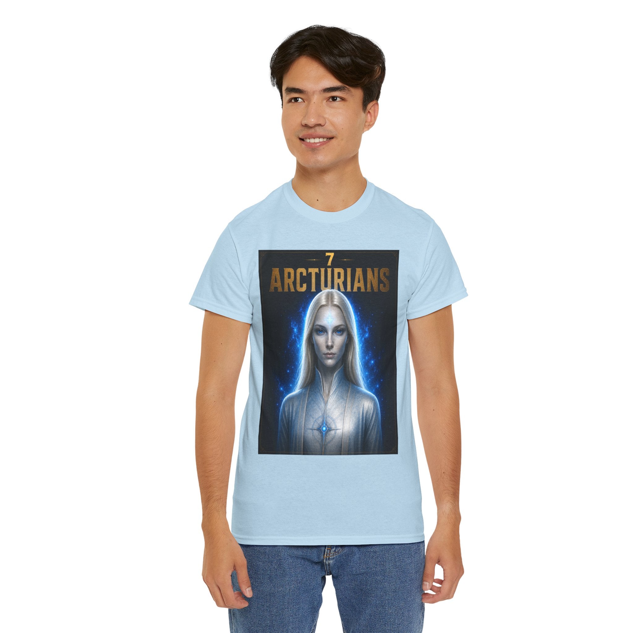 Arcturians Alien T-Shirt – Cosmic Ancient Aliens Sci-Fi Graphic Tee for UFO Fans