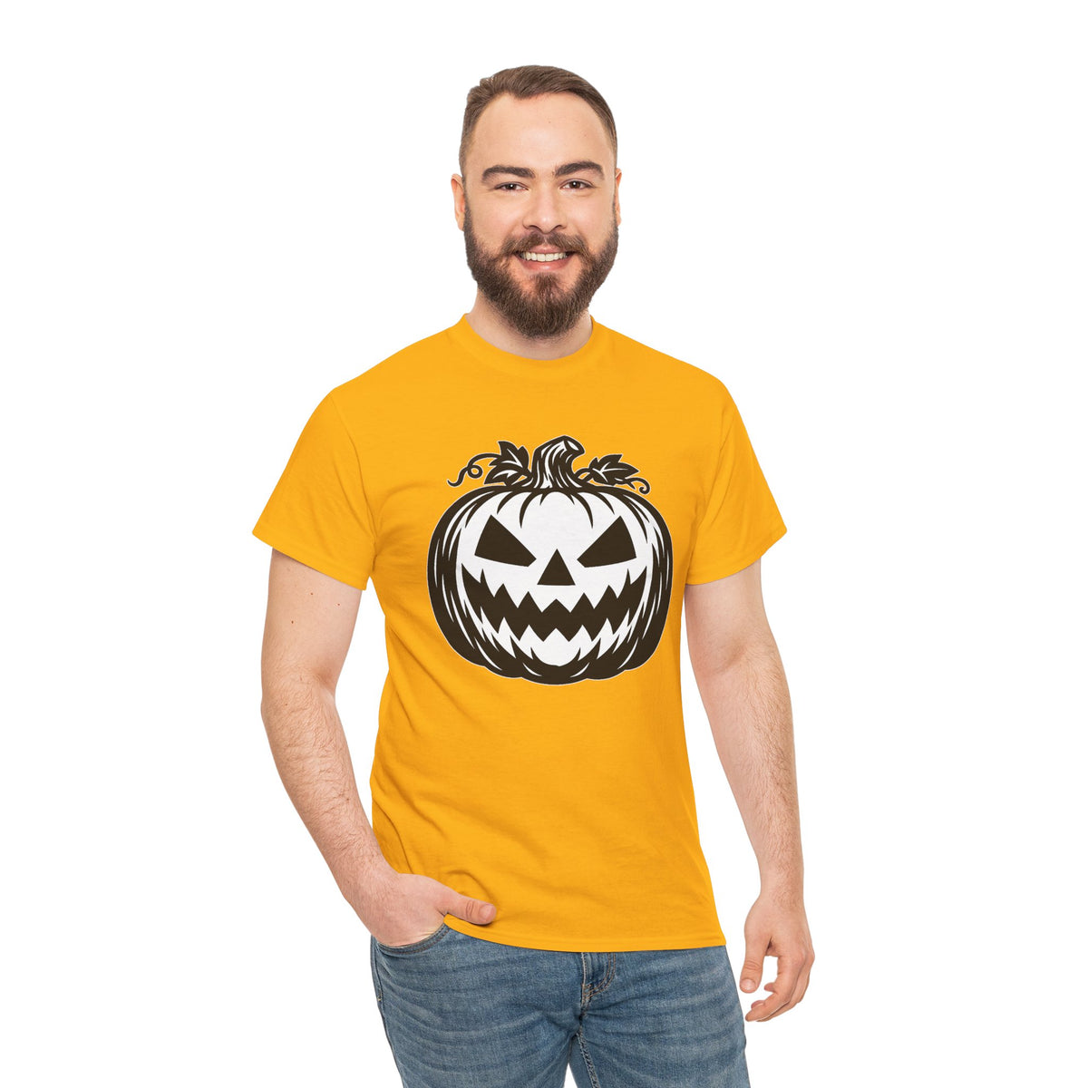 Jack-O'-Lantern Halloween Graphic T-Shirt | WildOrbit