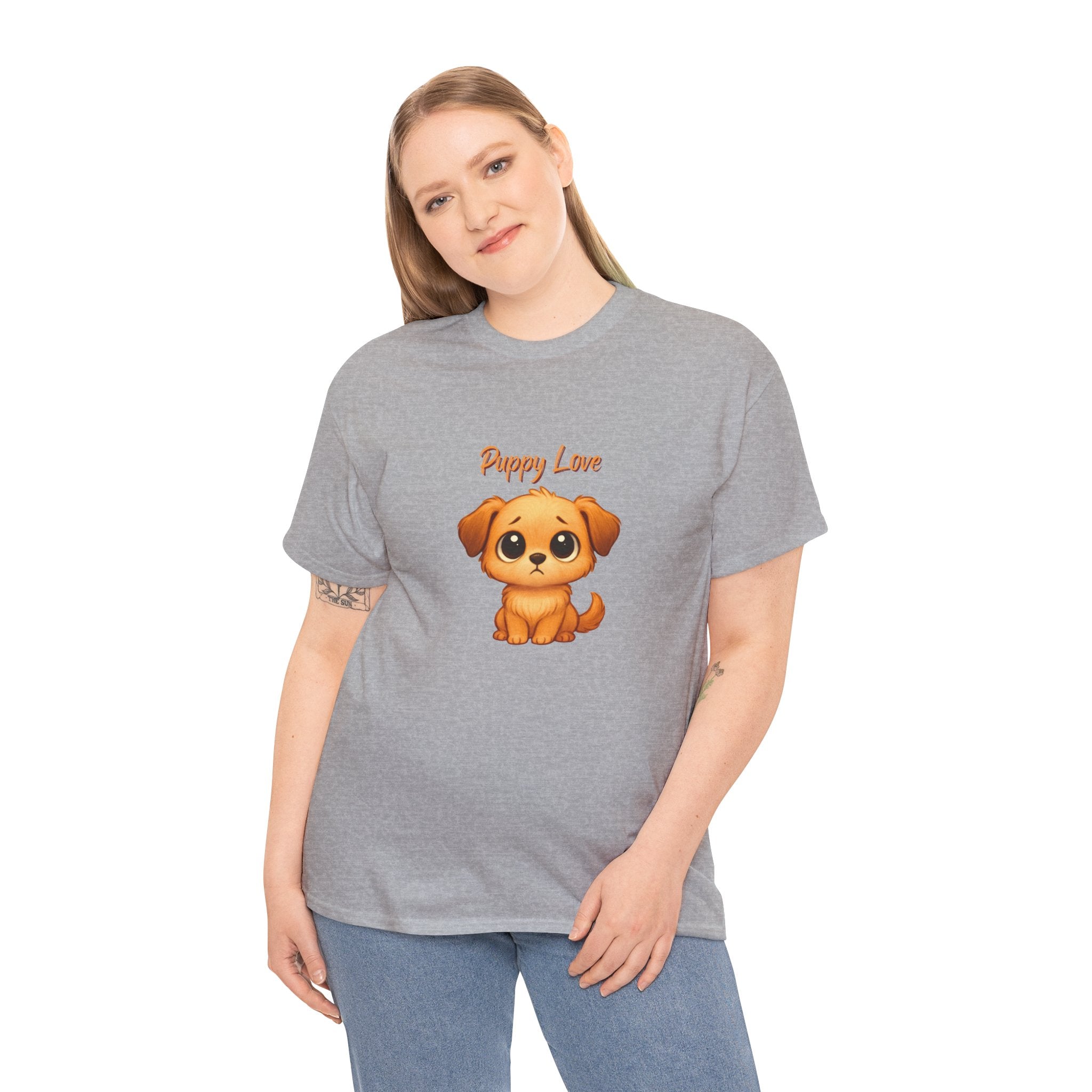 Puppy Love T Shirt – Cute Cartoon Dog Graphic Tee for Dog Lovers
