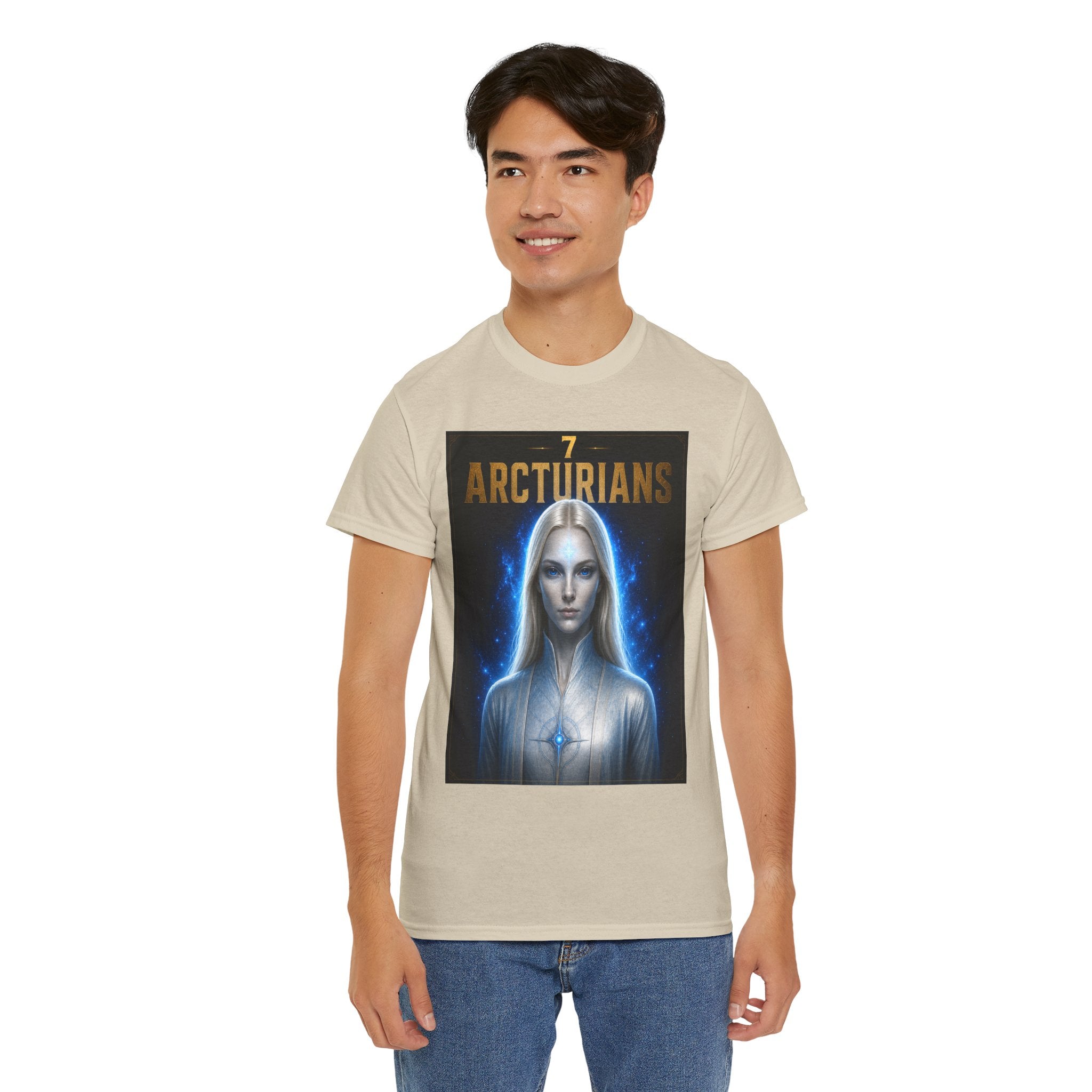 Arcturians Alien T-Shirt – Cosmic Ancient Aliens Sci-Fi Graphic Tee for UFO Fans