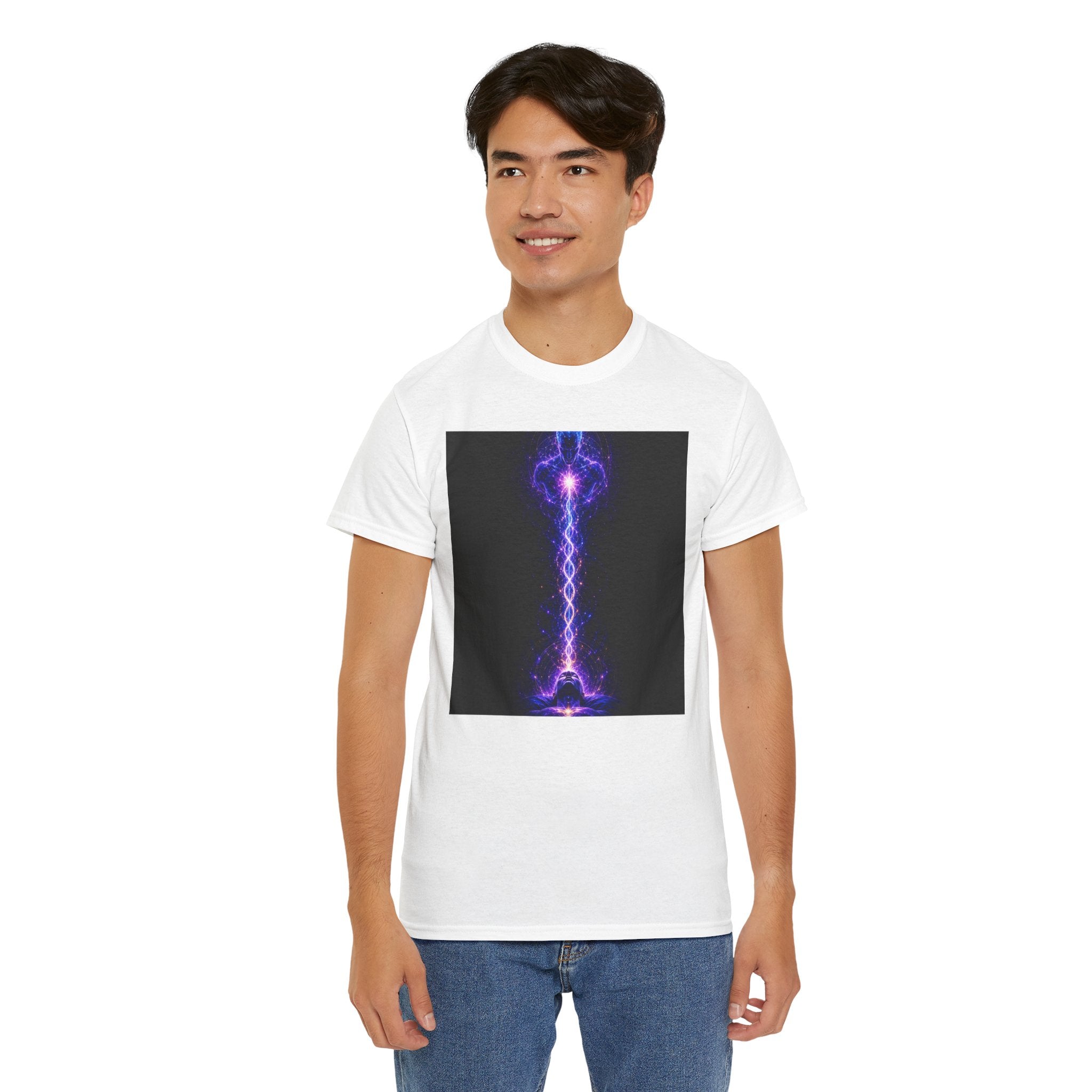 The Silver Cord T Shirt – Spiritual Energy & Cosmic Aura Graphic Tee
