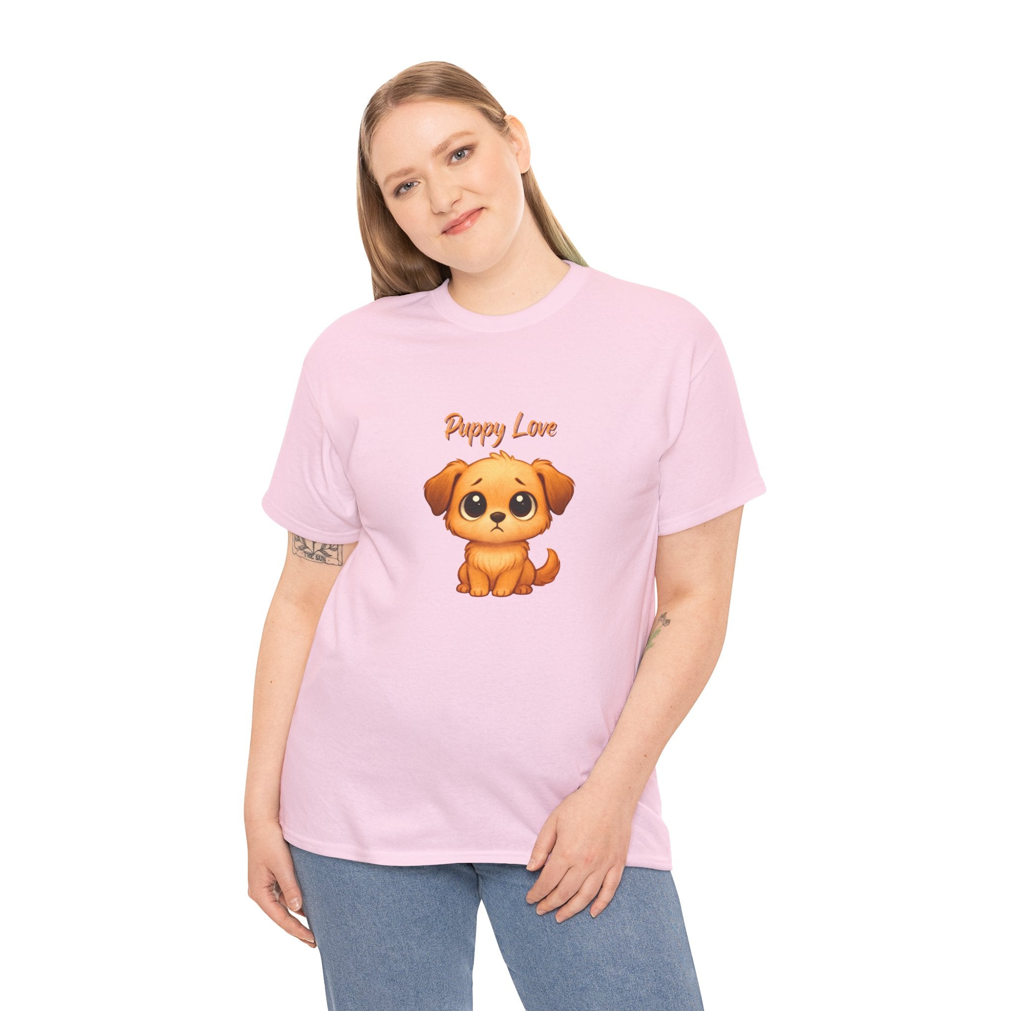 Puppy Love T Shirt – Cute Cartoon Dog Graphic Tee for Dog Lovers