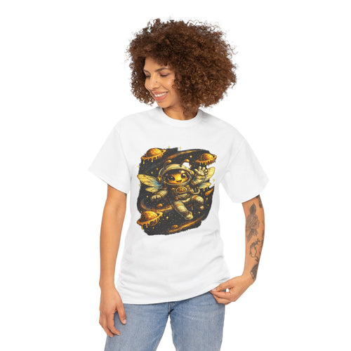 Astronaut Bee T Shirt – Cute Space Bee Graphic Tee for Sci Fi & Nature Lovers