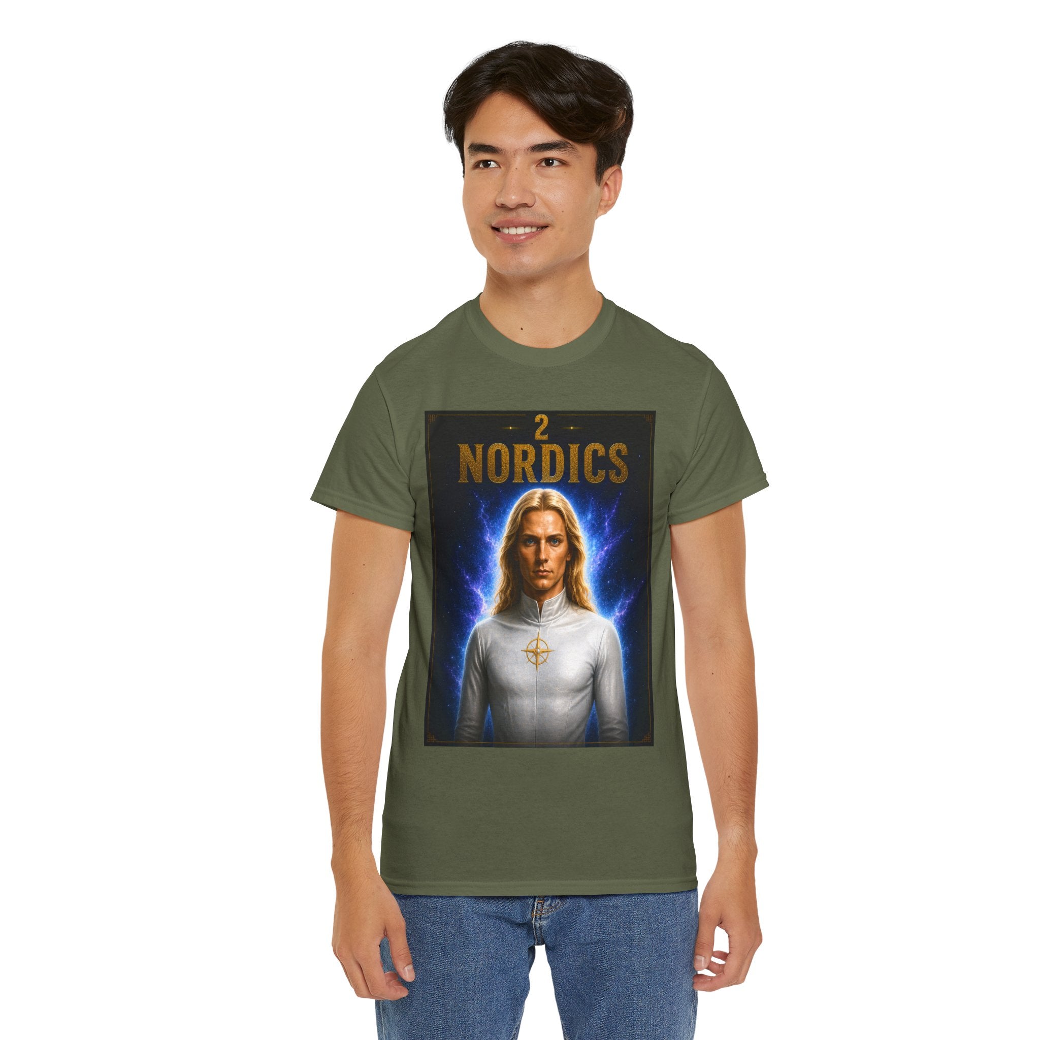 Nordic Alien T-Shirt – Ancient Aliens “Nordics” Sci-Fi UFO Graphic Tee