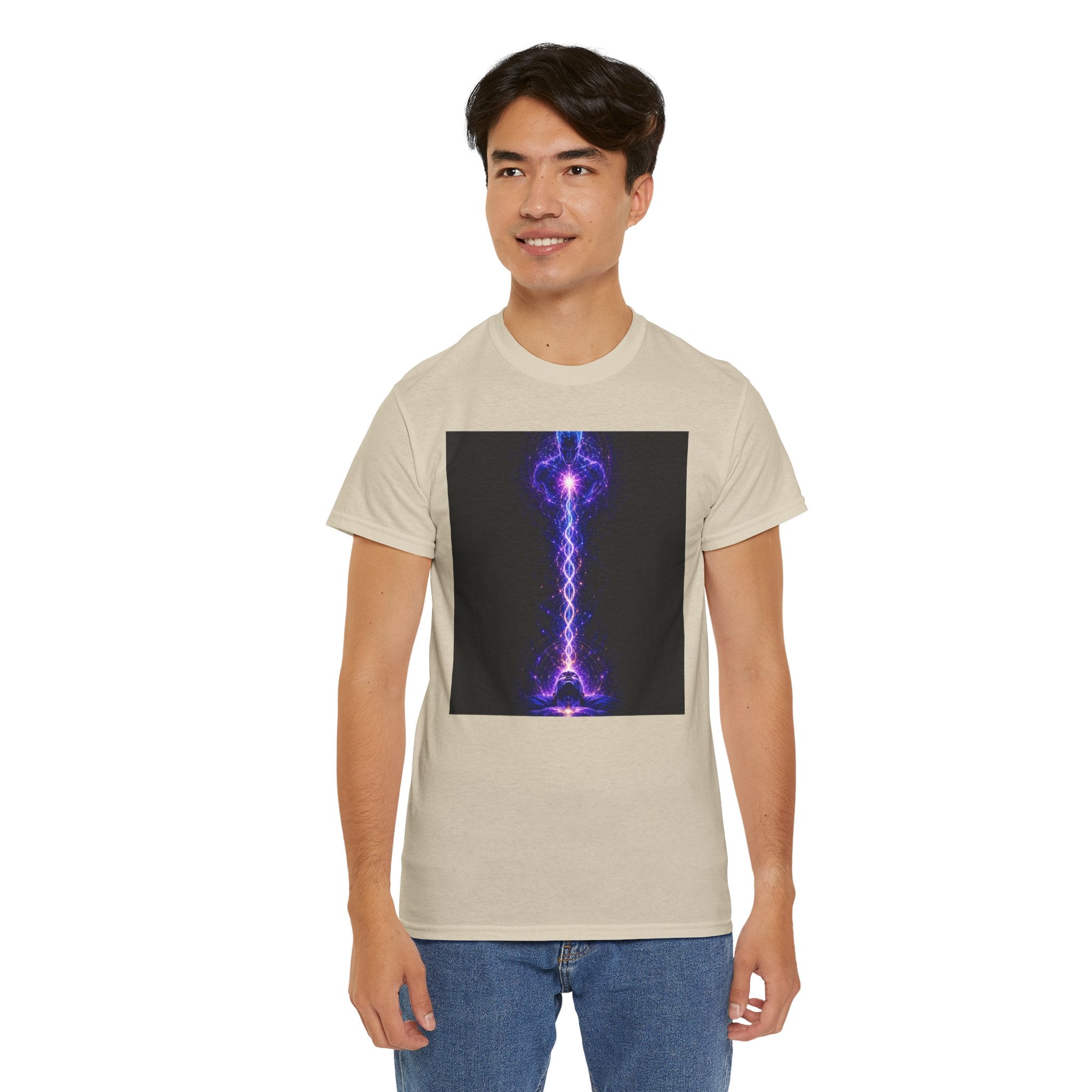 The Silver Cord T Shirt – Spiritual Energy & Cosmic Aura Graphic Tee