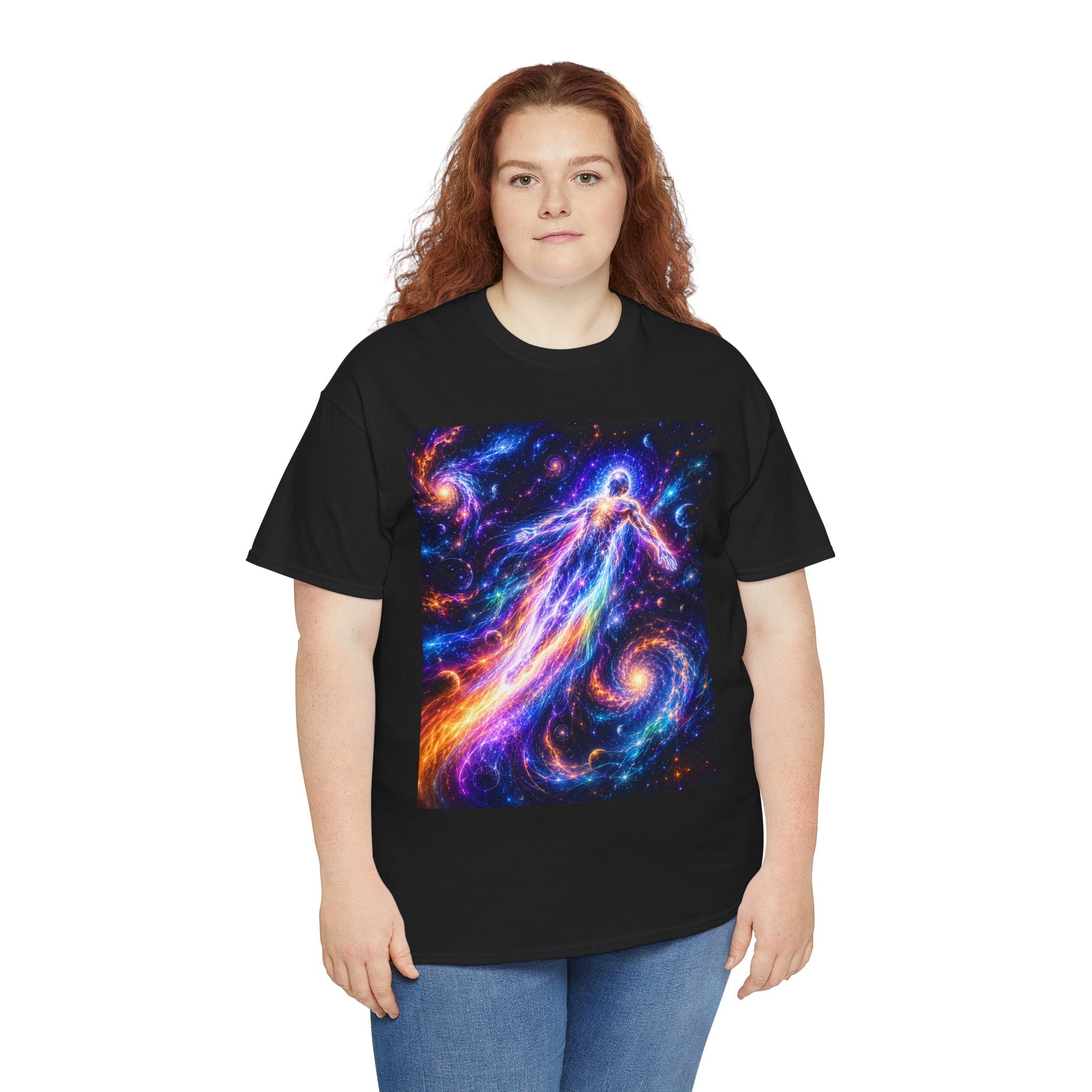 Astral Flight Cosmic Ascension T Shirt – Spiritual Galaxy Energy Graphic Tee