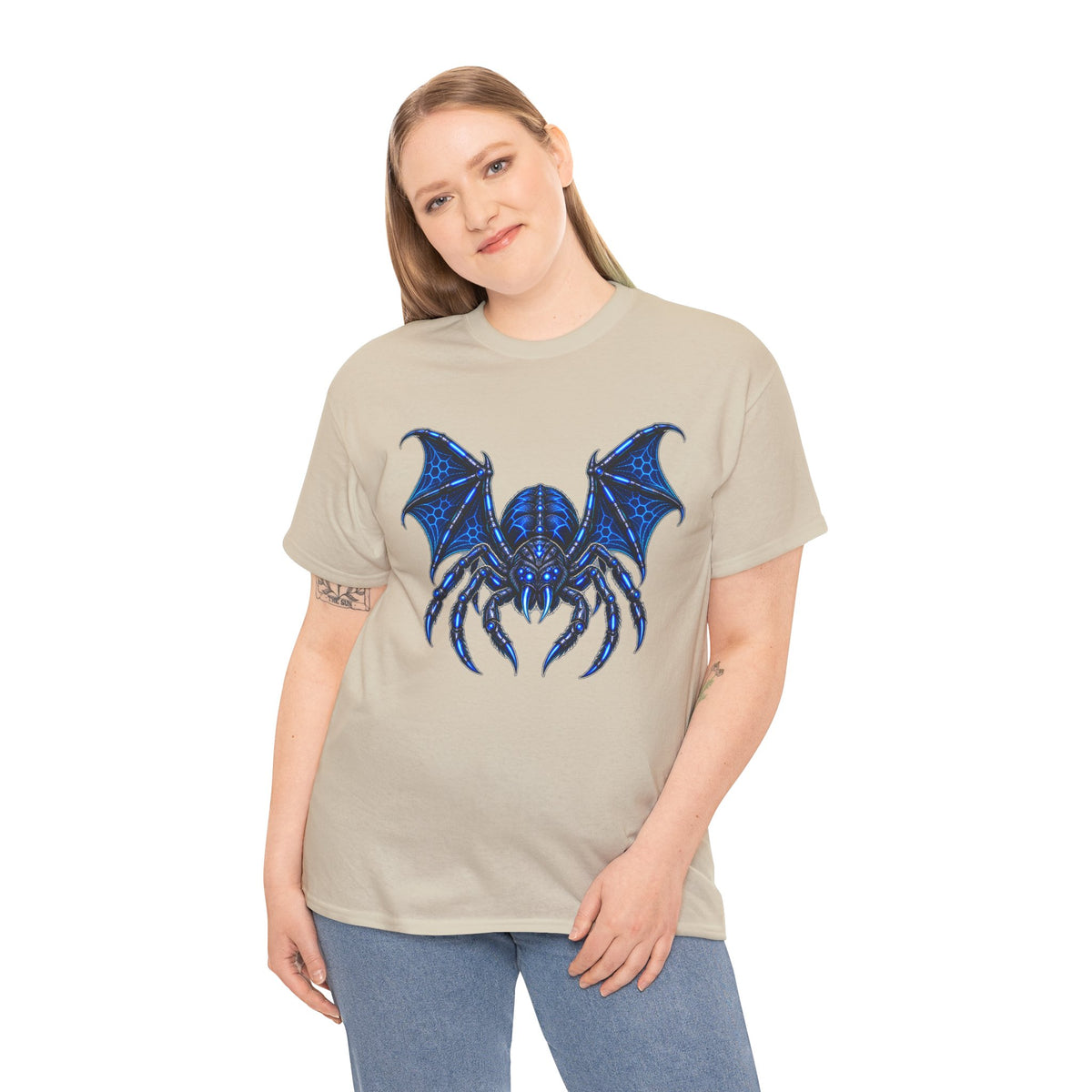 Spider Bat Cyberpunk Graphic T-Shirt | WildOrbit