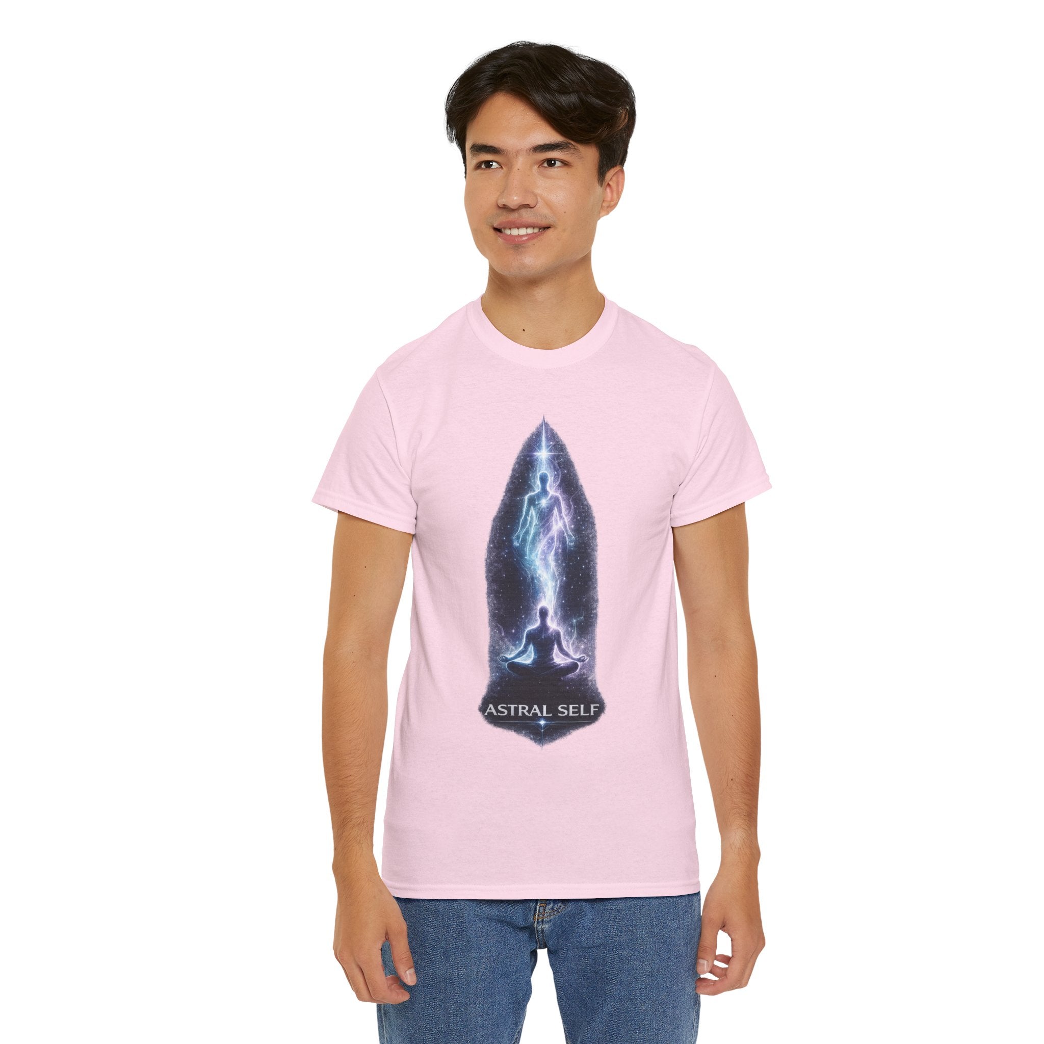 Astral Self Meditation T Shirt – Spiritual Astral Projection Cosmic Graphic Tee