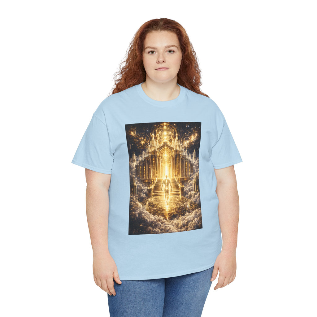 Temple of Consciousness T Shirt – Celestial Spiritual Stairway Graphic Tee