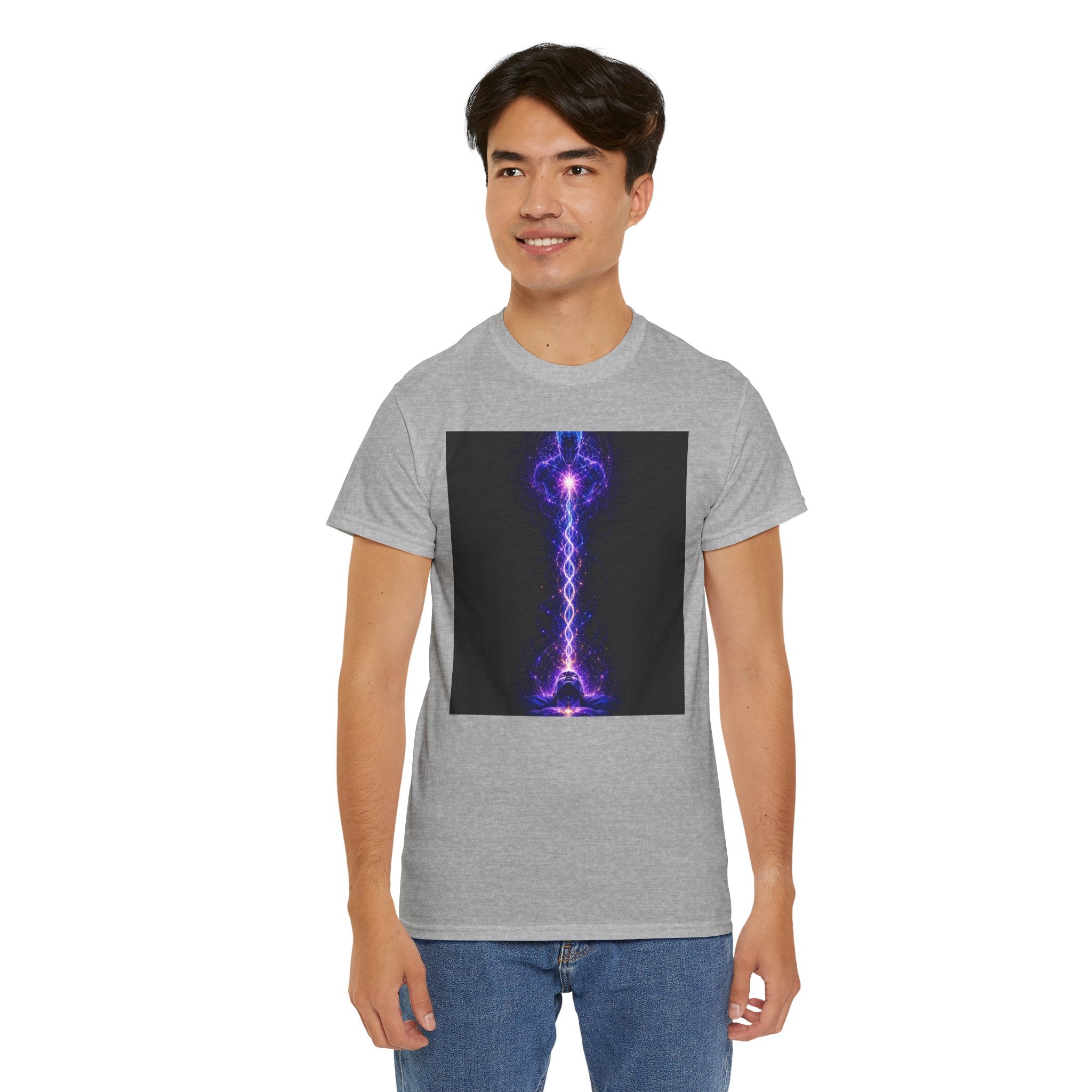The Silver Cord T Shirt – Spiritual Energy & Cosmic Aura Graphic Tee