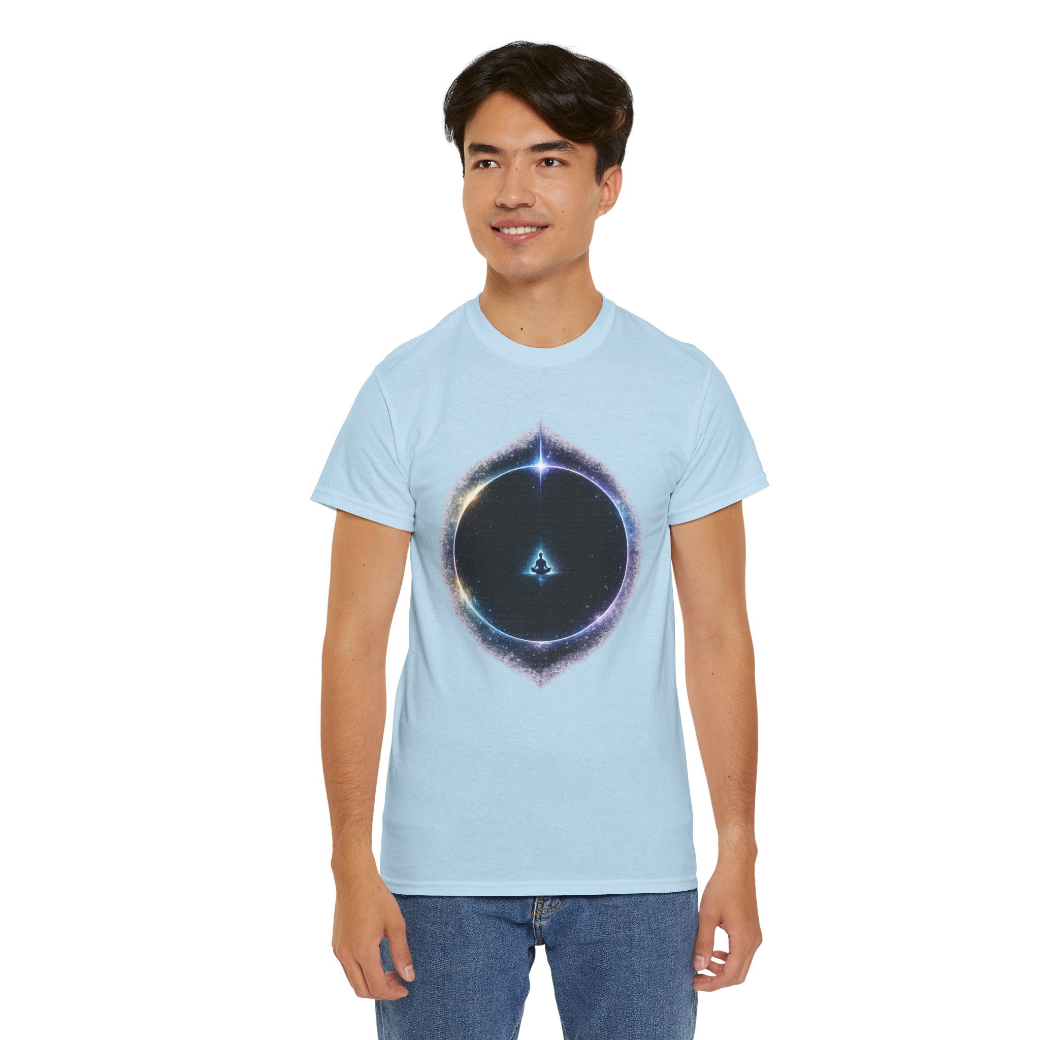 The Void Cosmic Portal T Shirt – Spiritual Meditation Galaxy Graphic Tee