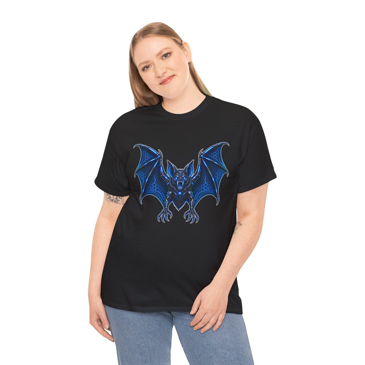 Vampire Bat Cyberpunk Graphic T-Shirt | WildOrbit