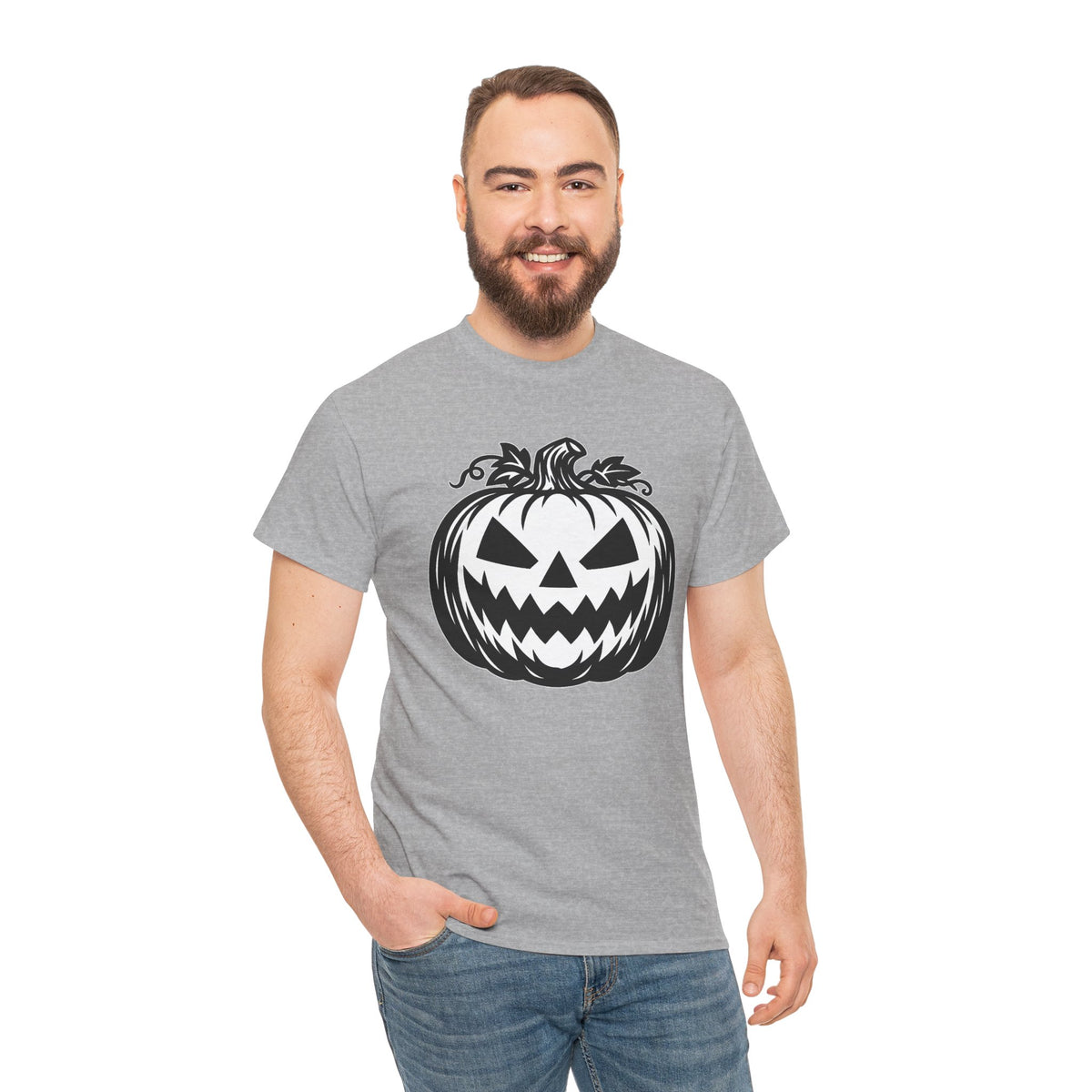 Jack-O'-Lantern Halloween Graphic T-Shirt | WildOrbit