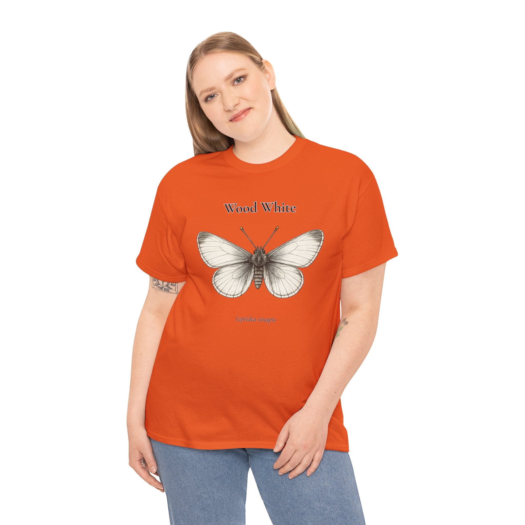 Wood White Butterfly Graphic T-Shirt | WildOrbit