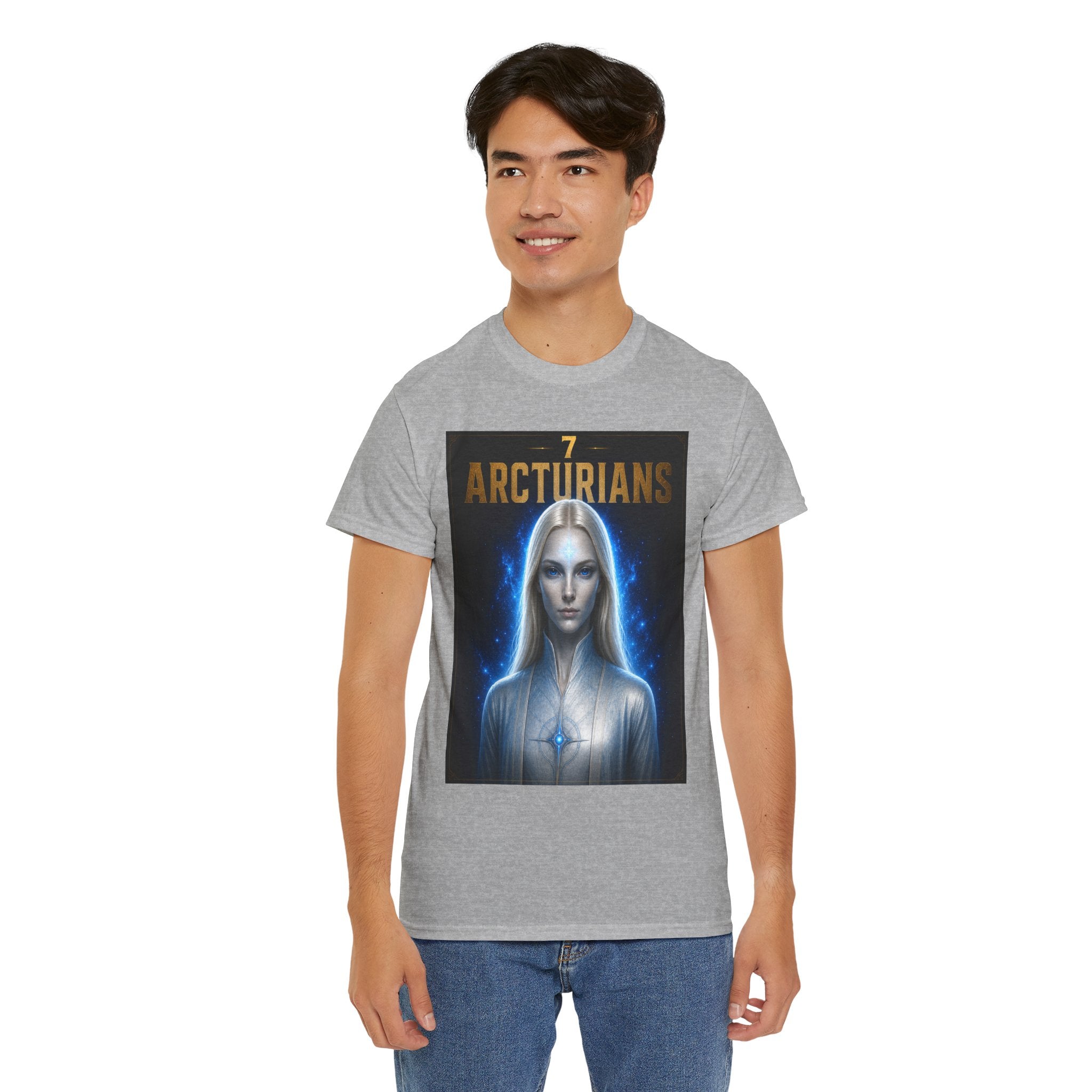 Arcturians Alien T-Shirt – Cosmic Ancient Aliens Sci-Fi Graphic Tee for UFO Fans
