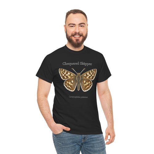 Chequered Skipper Butterfly Graphic T-Shirt | WildOrbit