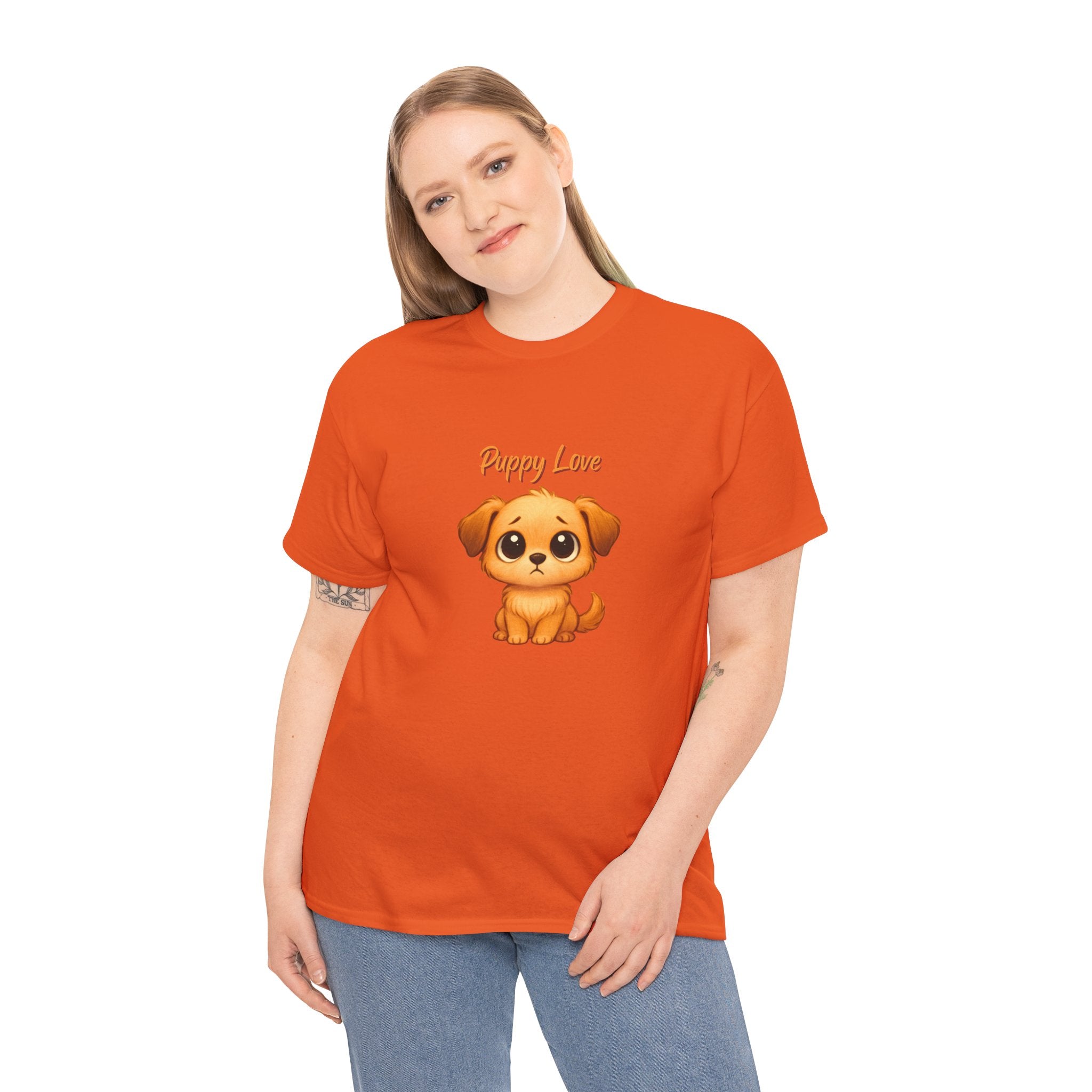 Puppy Love T Shirt – Cute Cartoon Dog Graphic Tee for Dog Lovers