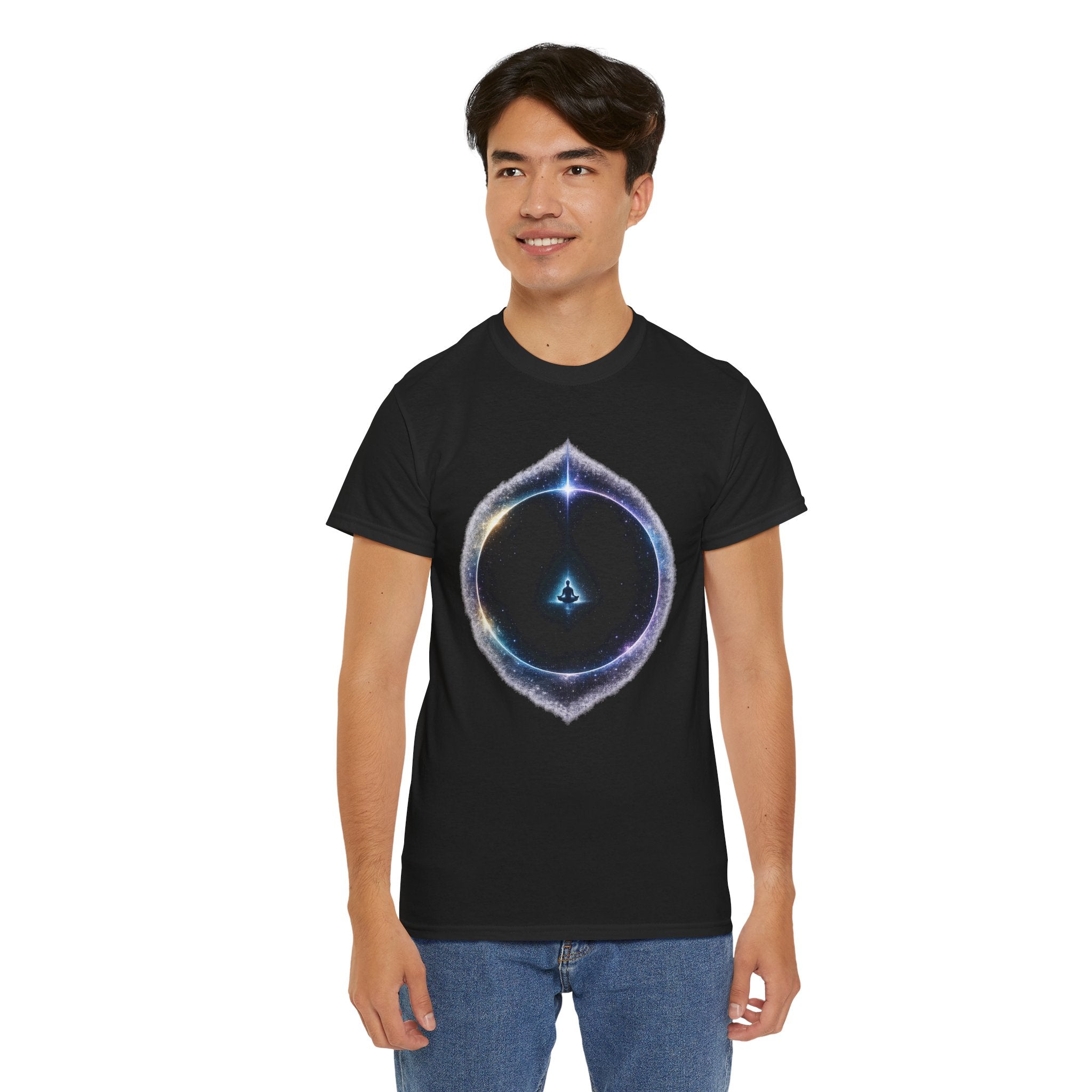 The Void Cosmic Portal T Shirt – Spiritual Meditation Galaxy Graphic Tee