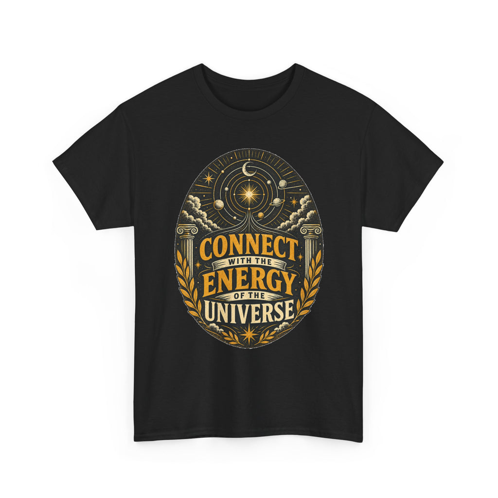 Connect With The Energy Of The Universe Cosmic Emblem T-Shirt