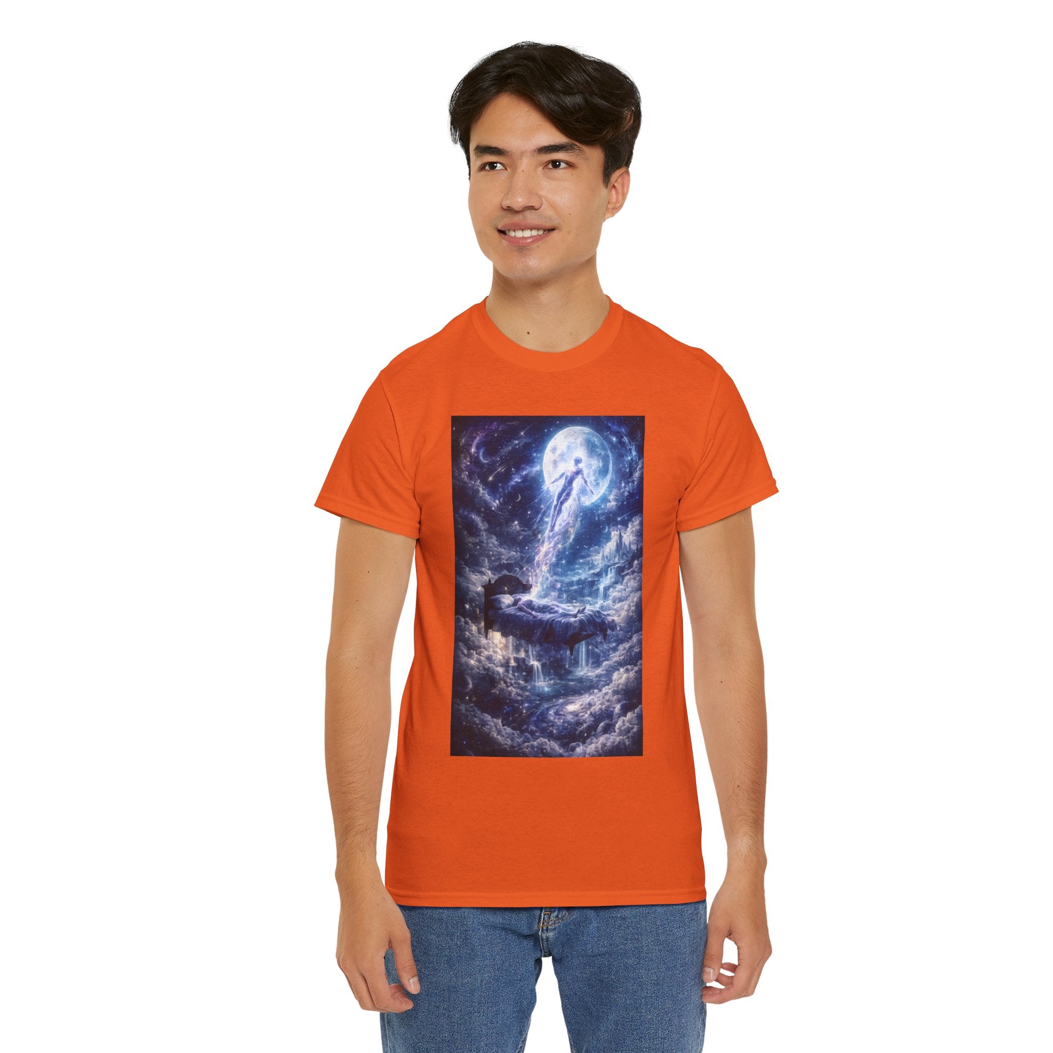 Lucid Exit Spiritual Graphic T Shirt – Celestial Cosmic Dreamscape Tee