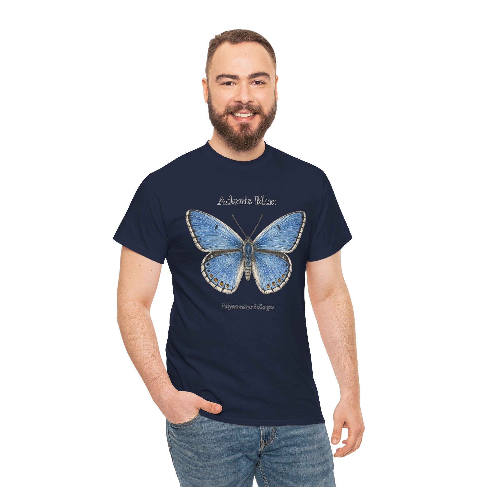 Adonis Blue Butterfly Graphic T-Shirt | WildOrbit