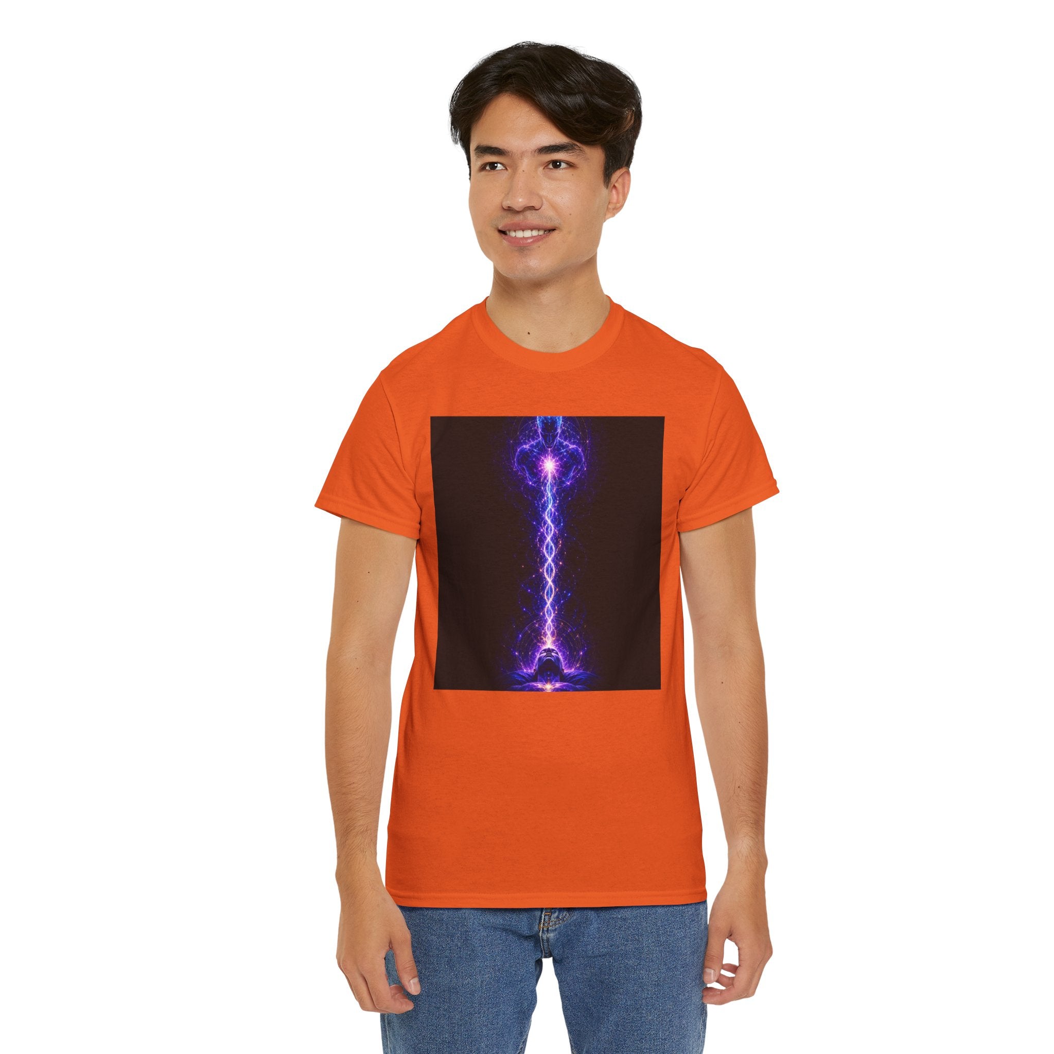 The Silver Cord T Shirt – Spiritual Energy & Cosmic Aura Graphic Tee