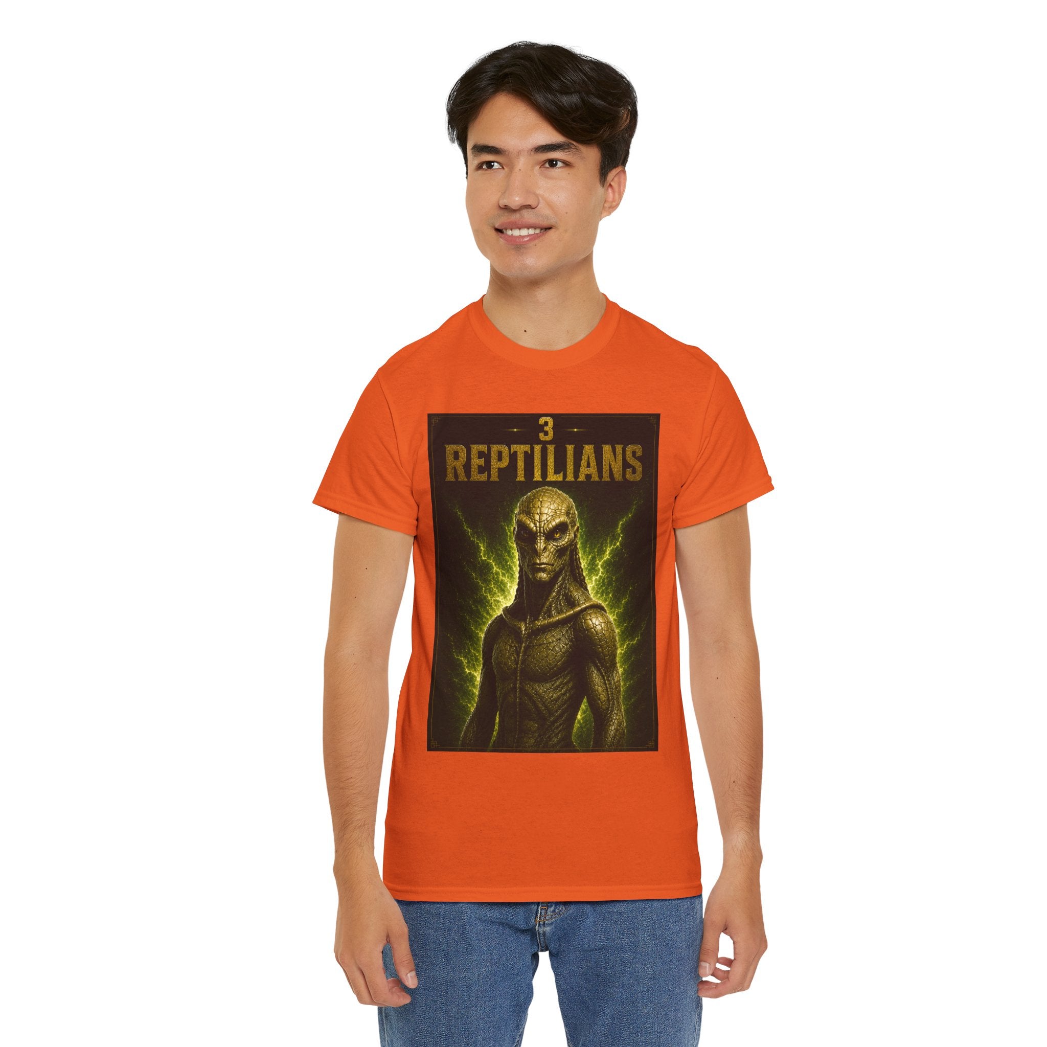 Reptilian Alien T-Shirt – Ancient Aliens Sci-Fi UFO Graphic Tee for Men & Women