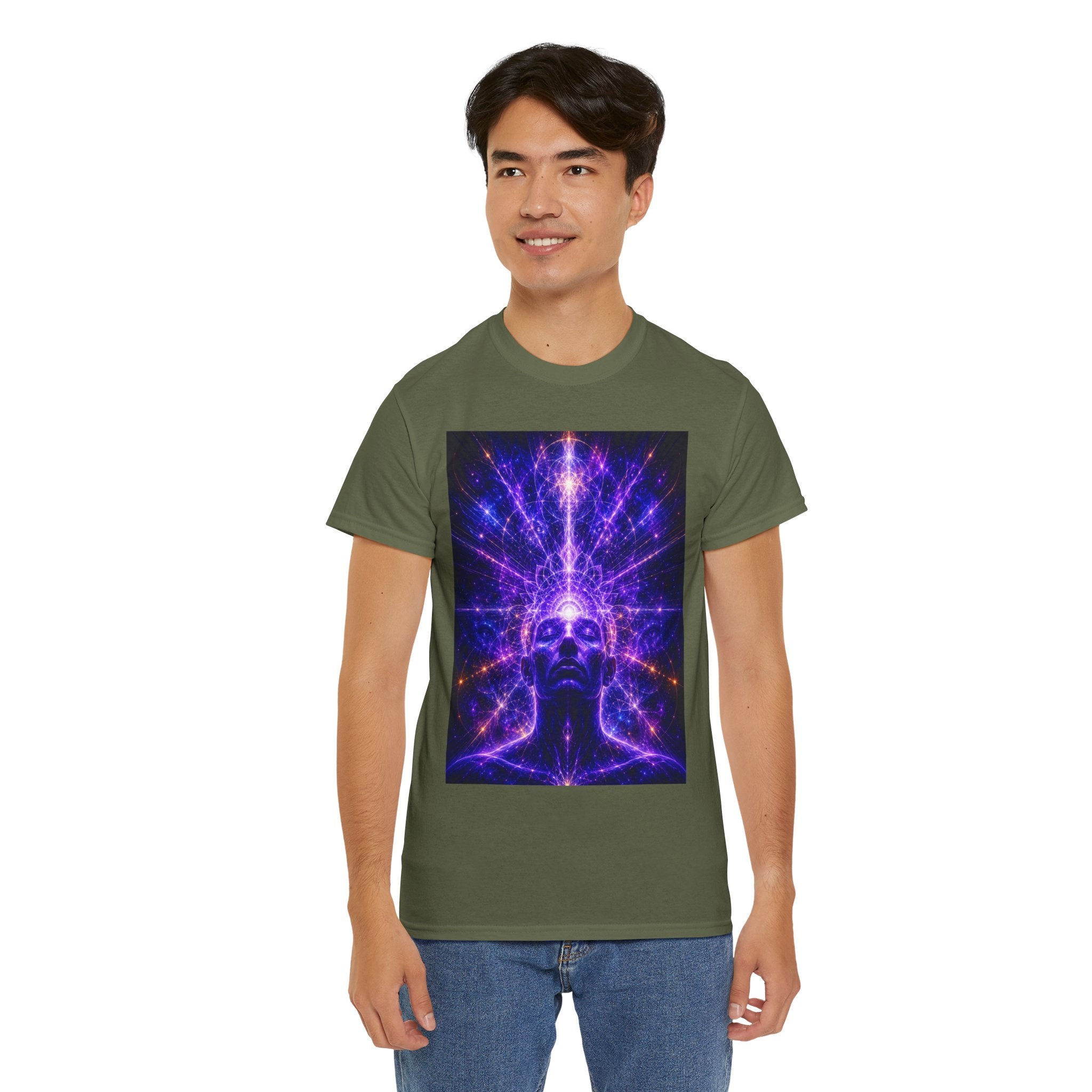Third Eye Activation T Shirt – Cosmic Spiritual Ascension Graphic Tee